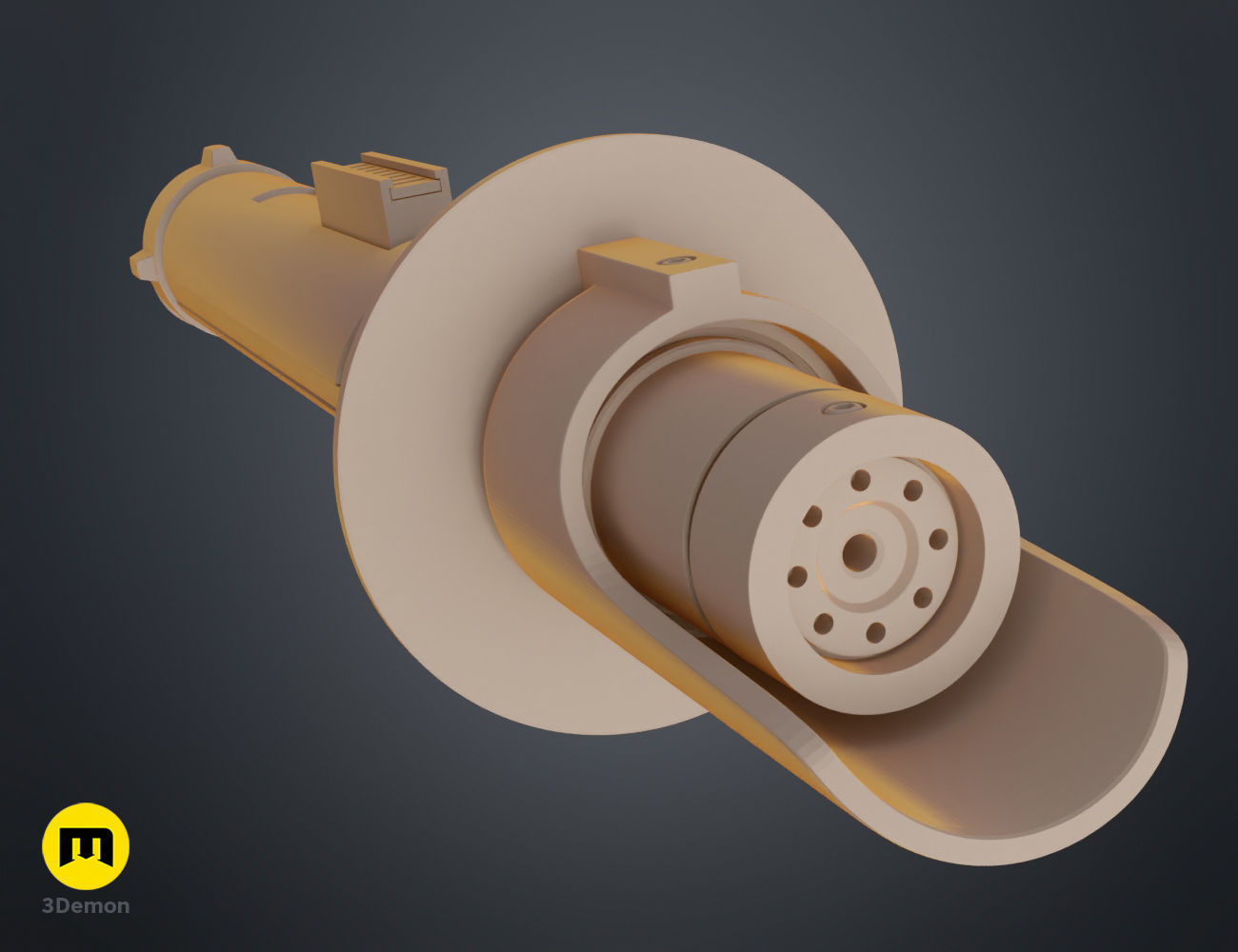 Kanan Jarrus lightsaber 3D print model_9