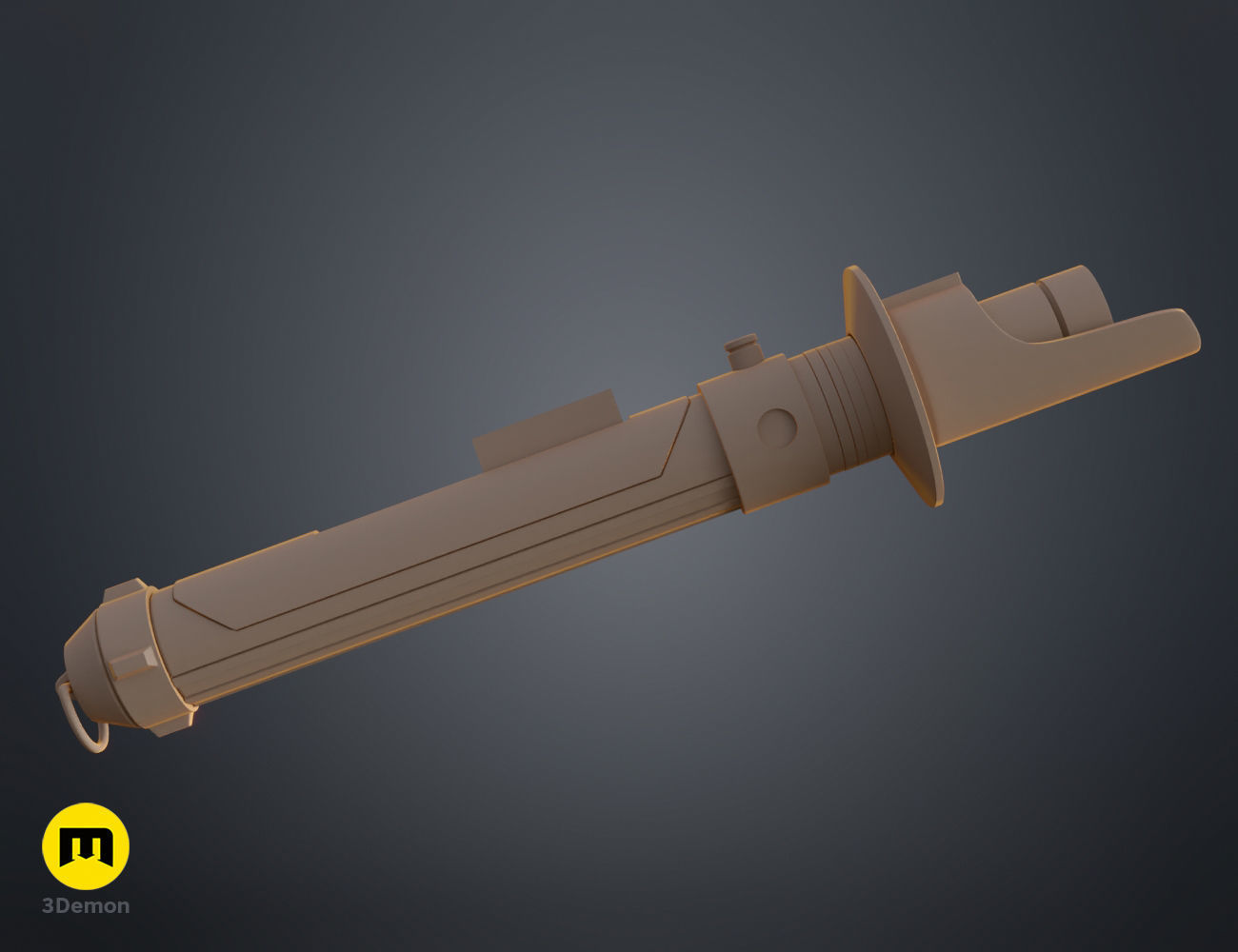 Kanan Jarrus lightsaber 3D print model_7