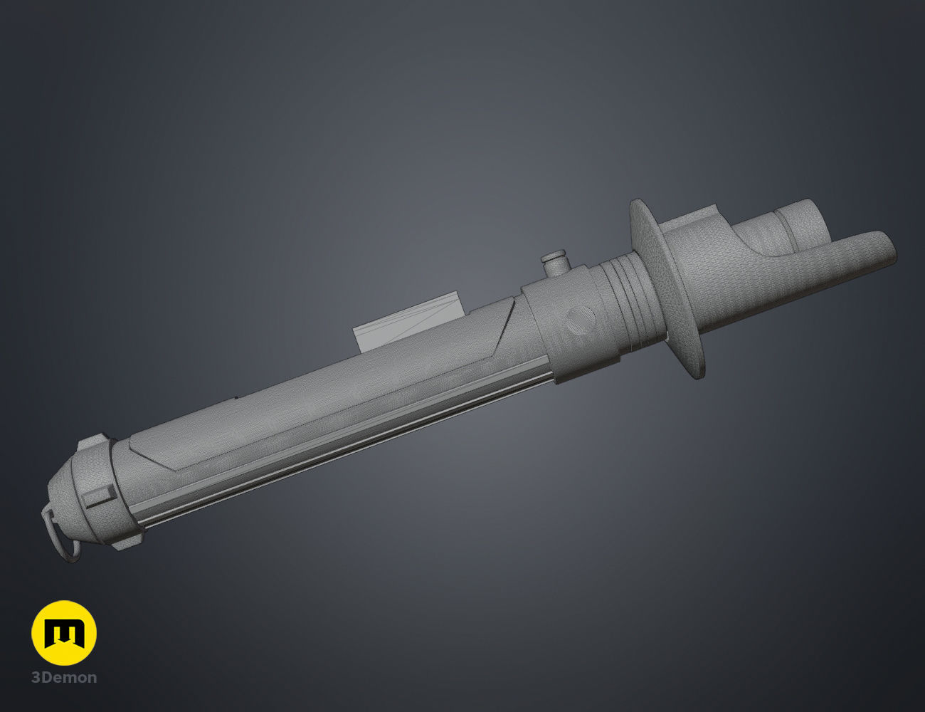 Kanan Jarrus lightsaber 3D print model_13