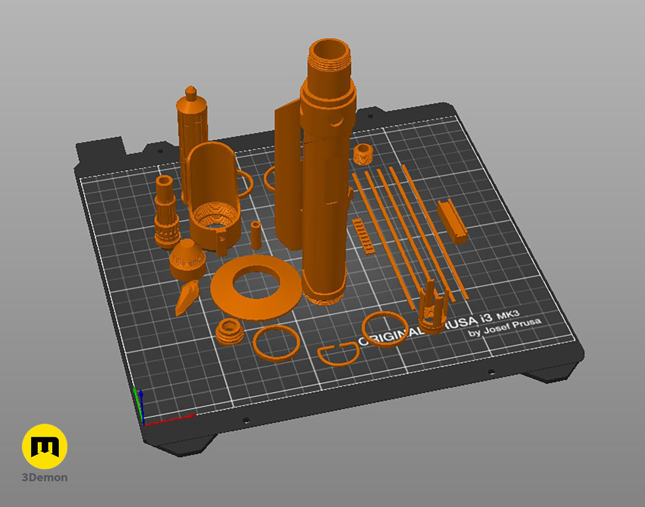 Kanan Jarrus lightsaber 3D print model_4