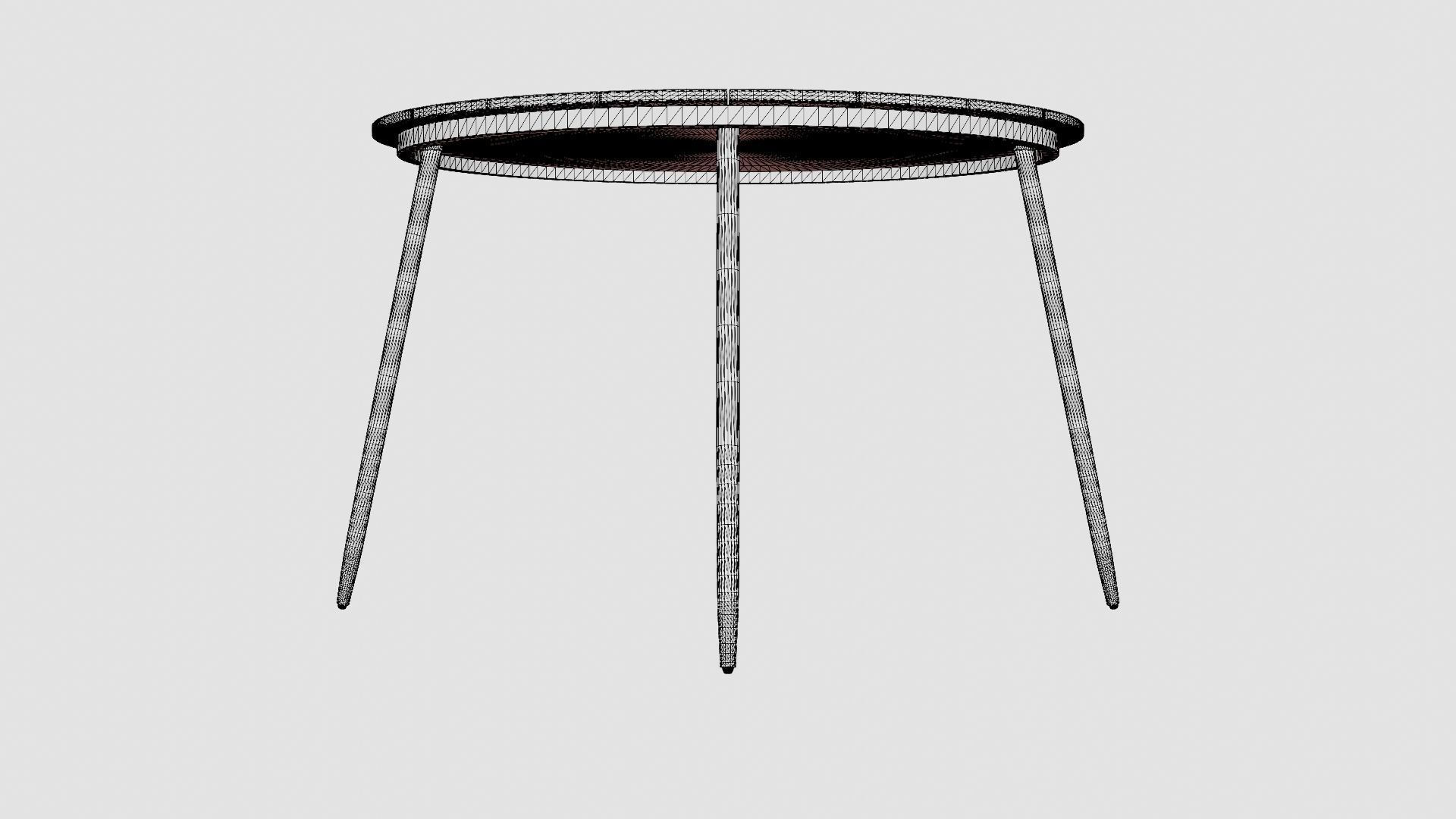 Padova Table Low-poly 3D model_8
