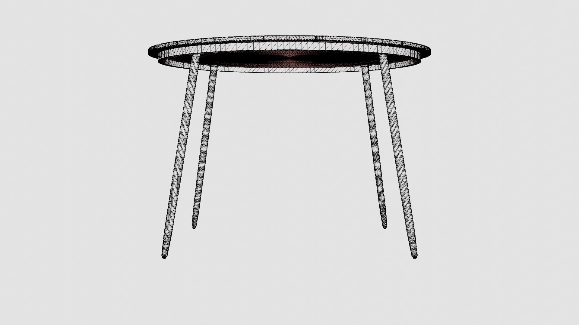 Padova Table Low-poly 3D model_7
