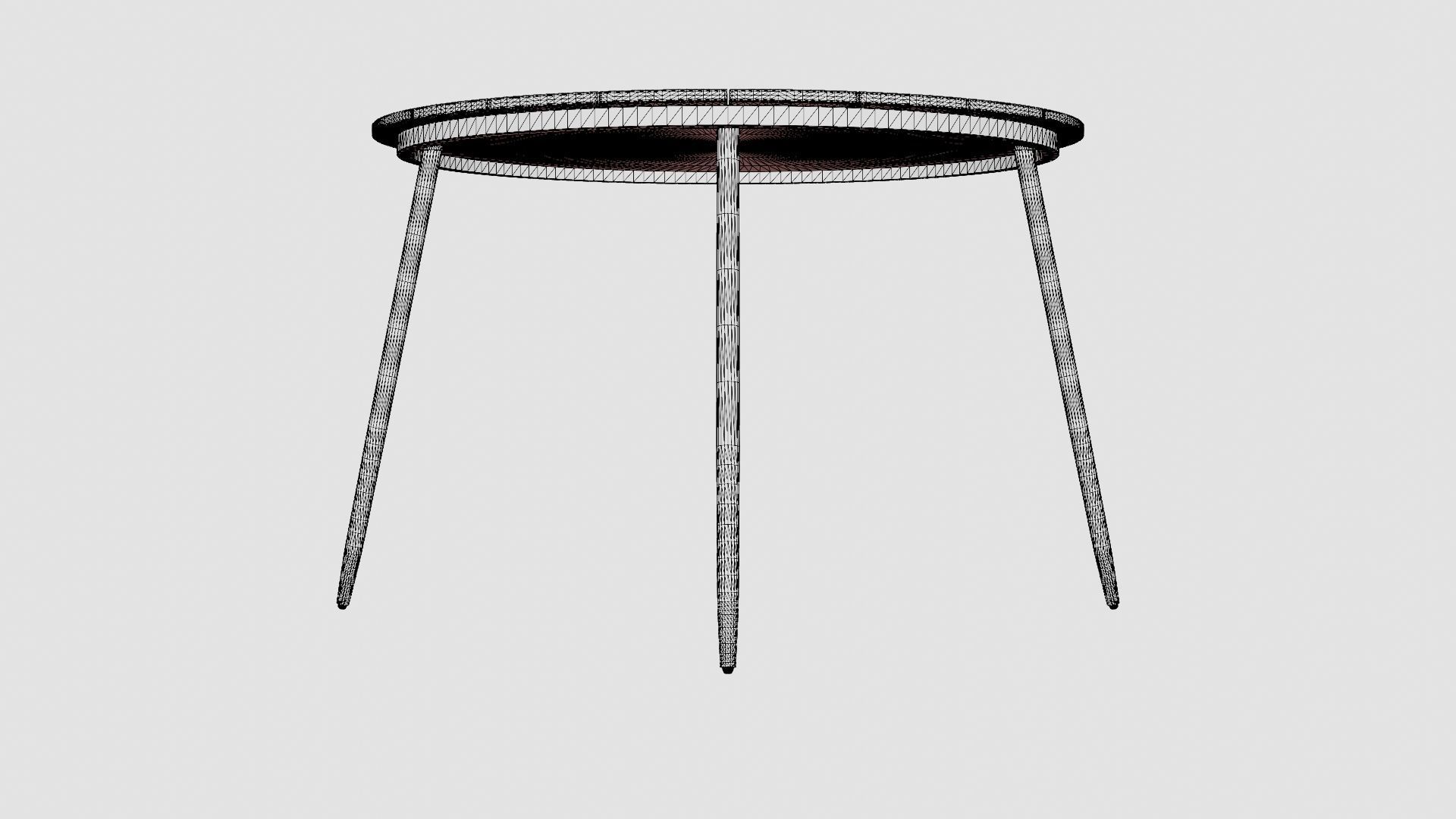 Padova Table Low-poly 3D model_6
