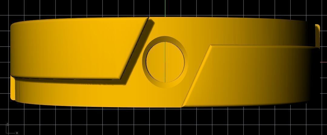 ladies stone ring 3dm file 3D print model_4