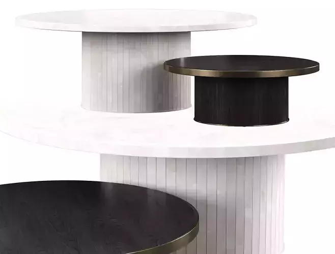 Oliva Round Dining and Coffee Table DC12 