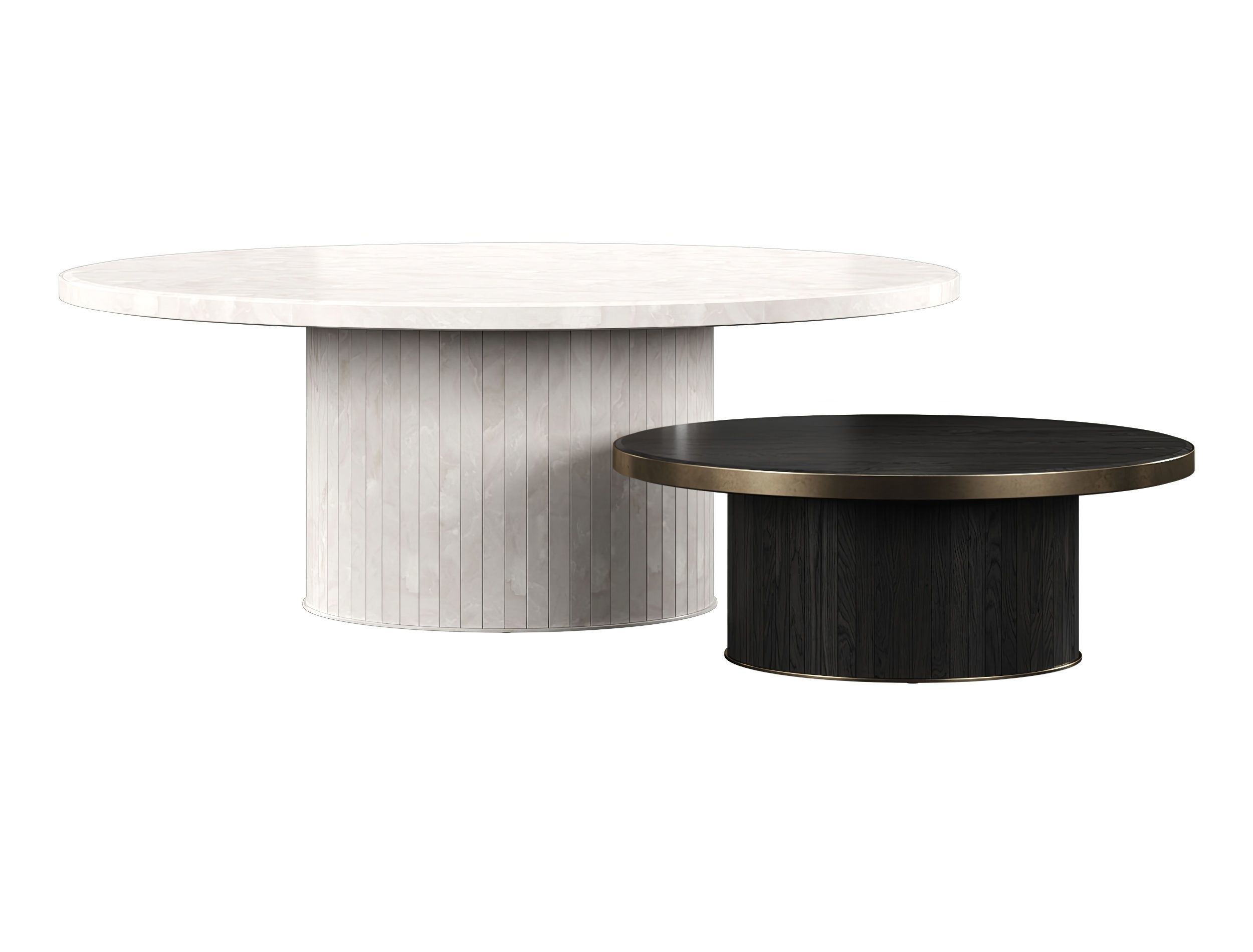 Oliva Round Dining and Coffee Table DC12  3D model_1