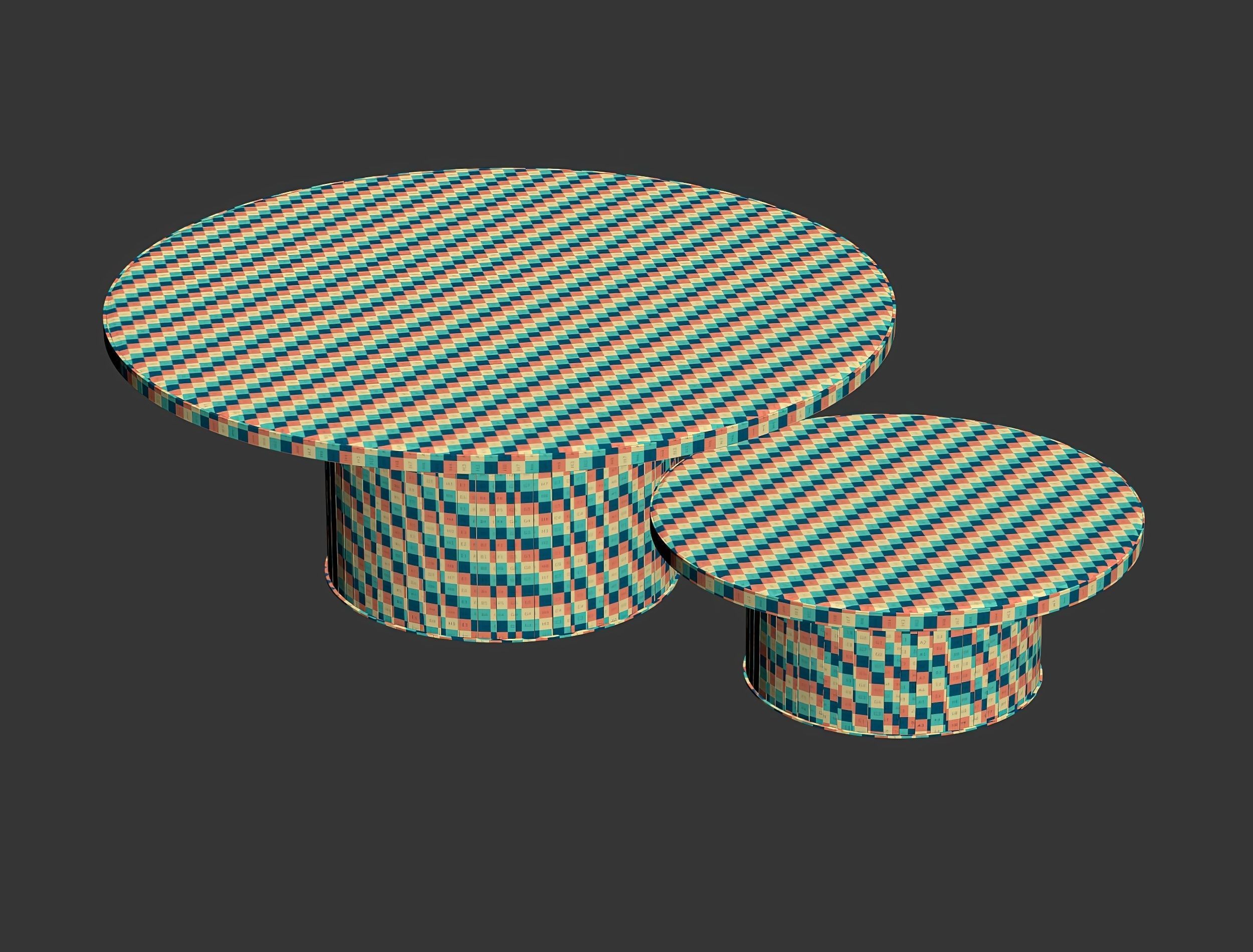 Oliva Round Dining and Coffee Table DC12  3D model_8