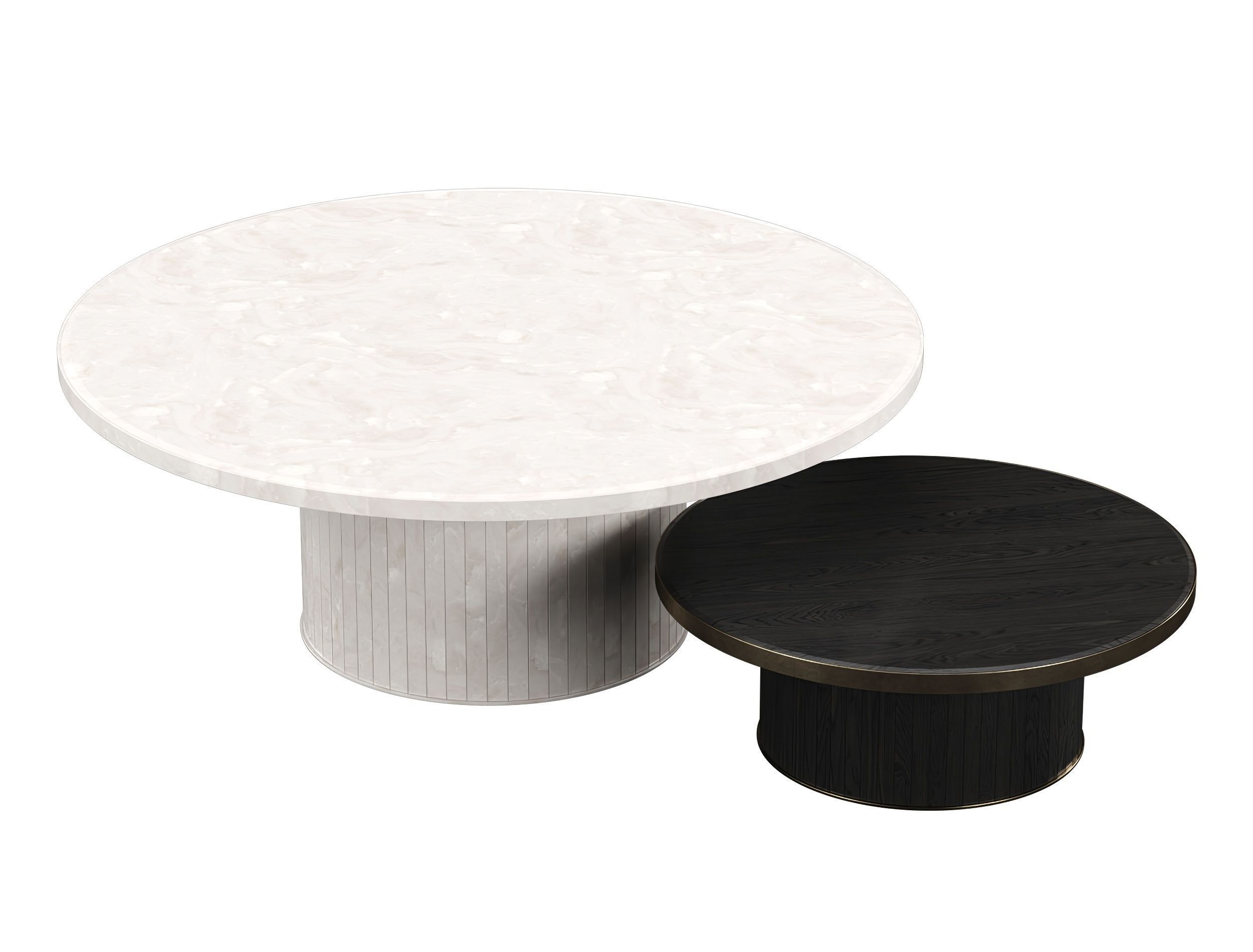 Oliva Round Dining and Coffee Table DC12  3D model_3