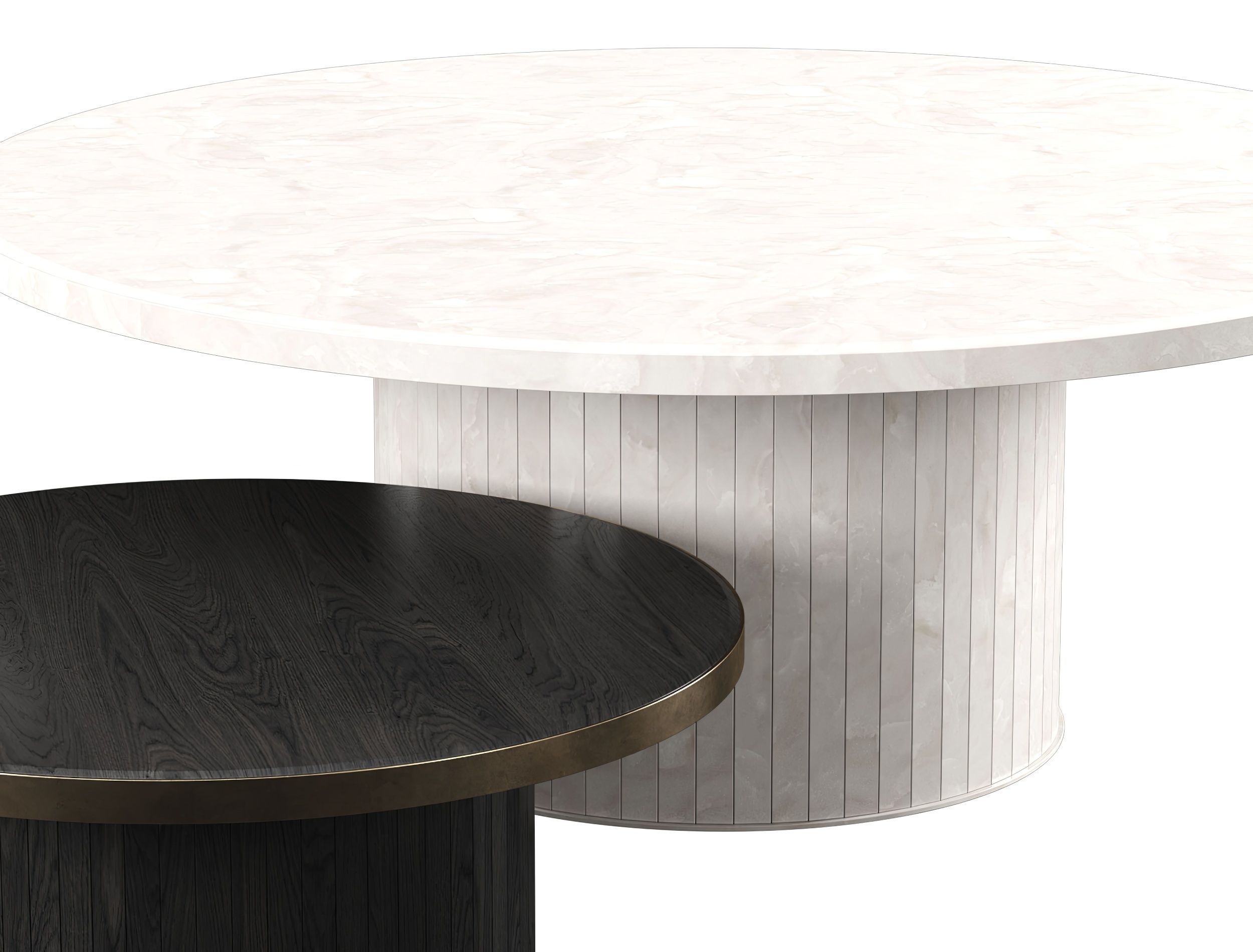 Oliva Round Dining and Coffee Table DC12  3D model_2