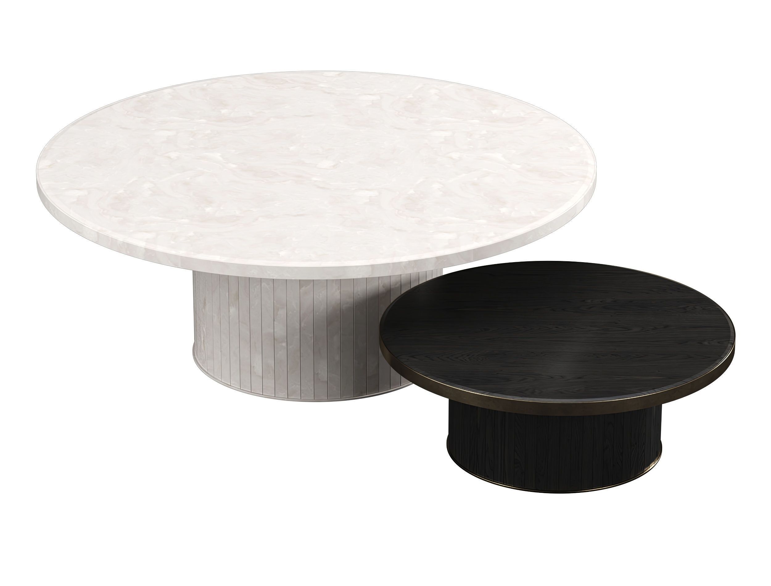 Oliva Round Dining and Coffee Table DC12  3D model_6