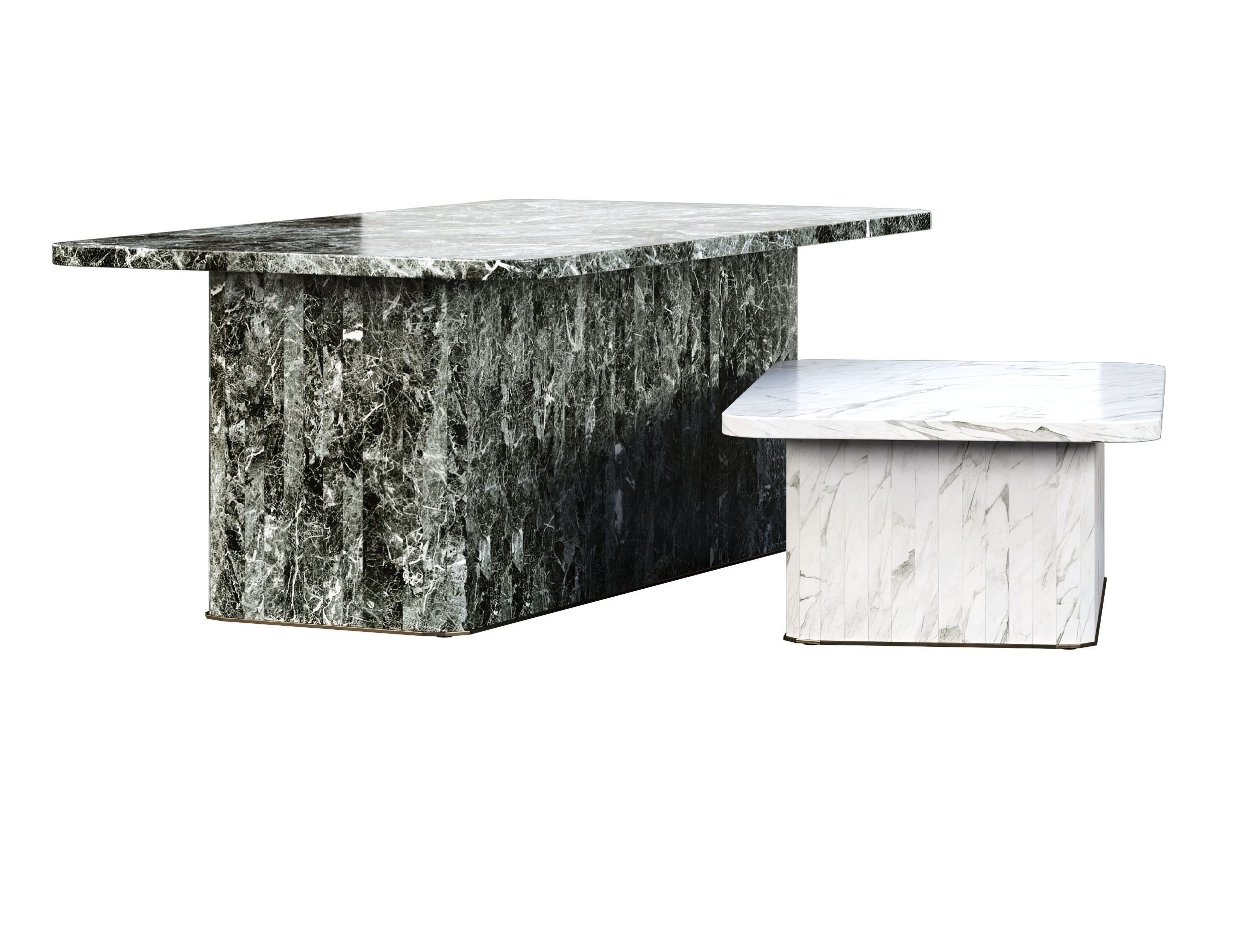 Oliva Rectangle Dining and Coffee Table RD13  3D model_3