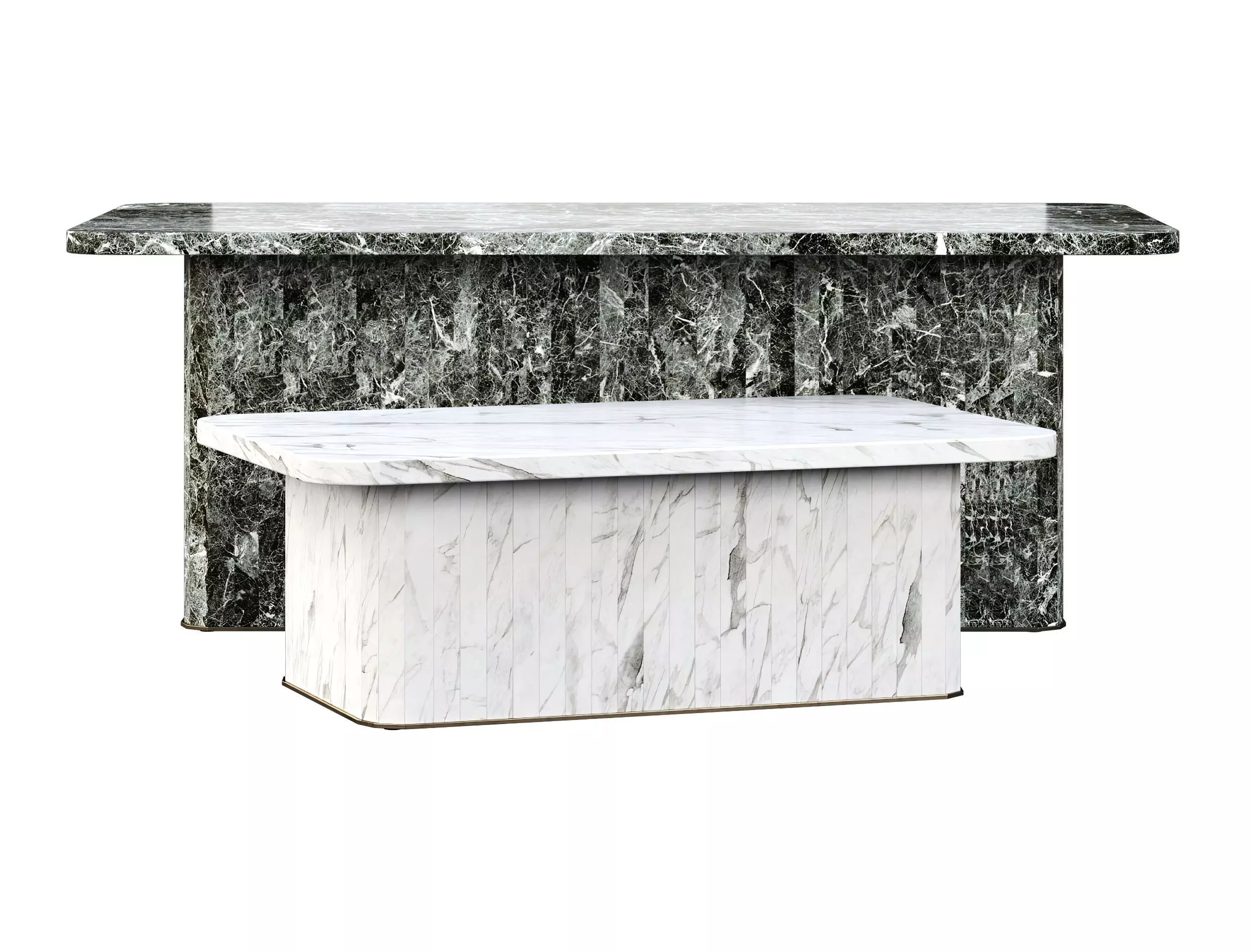 Oliva Rectangle Dining and Coffee Table RD13  3D model_0