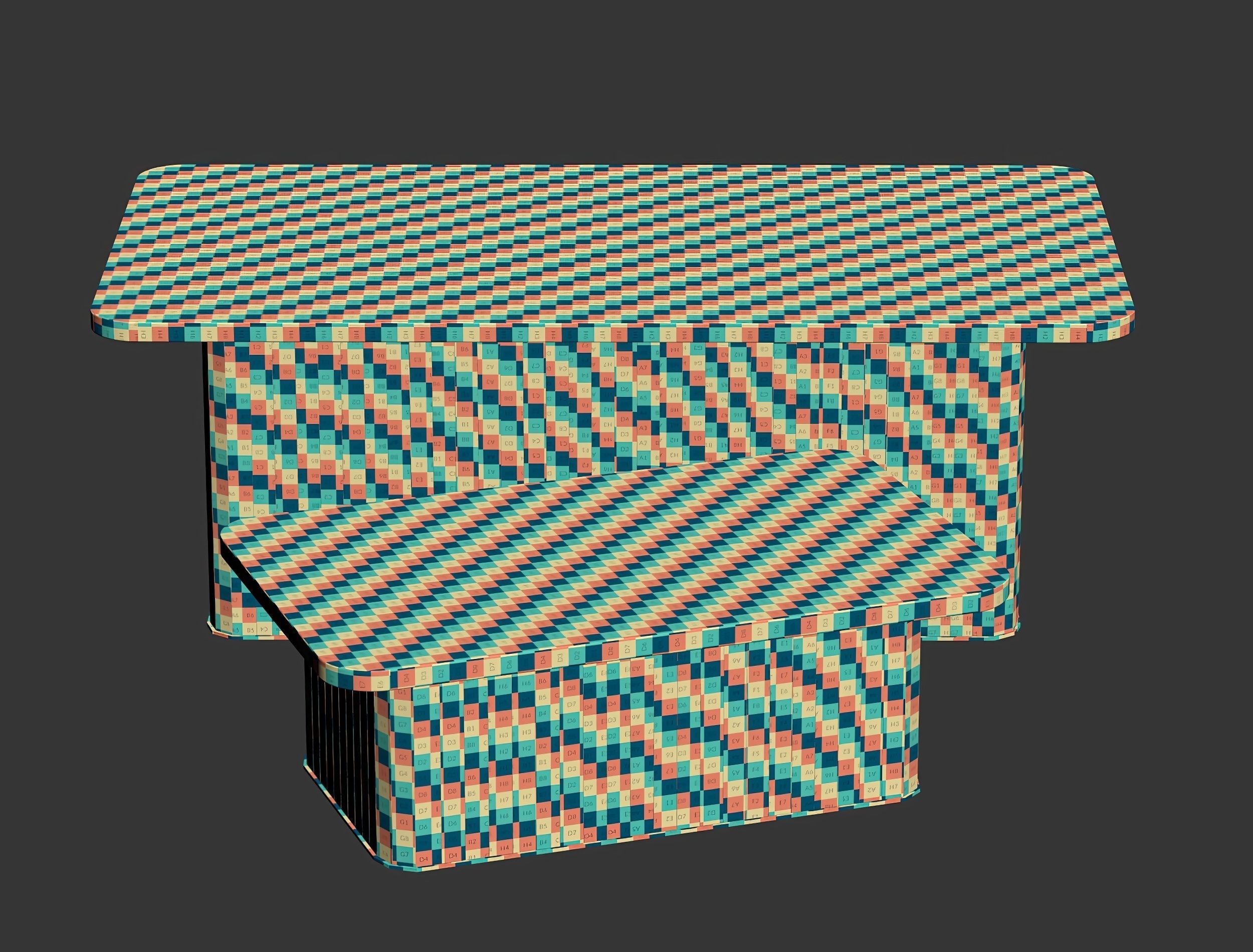 Oliva Rectangle Dining and Coffee Table RD13  3D model_8