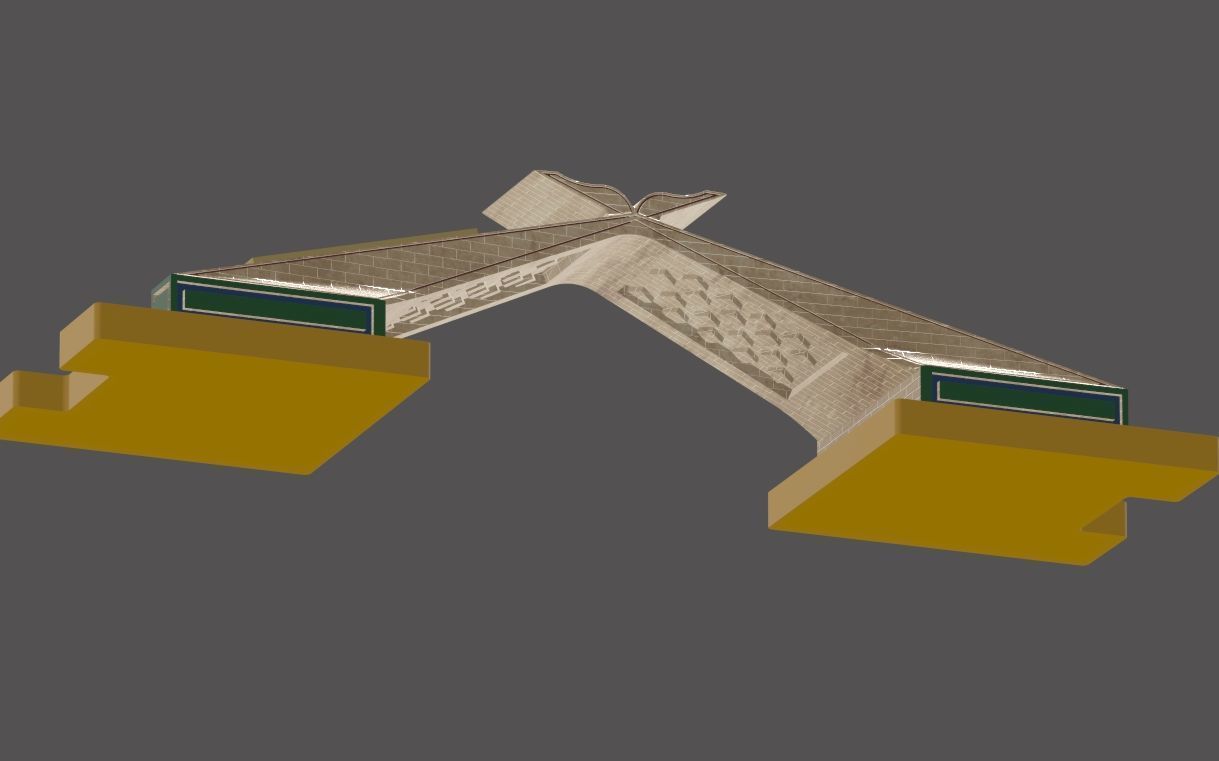 THE GATE OF MECCA  3D print model_6