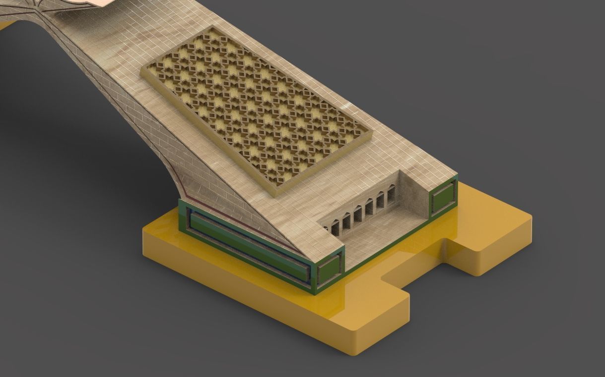 THE GATE OF MECCA  3D print model_5