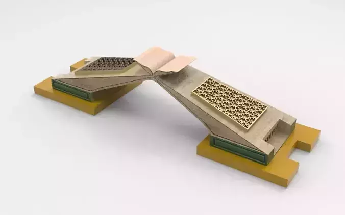 THE GATE OF MECCA  3D print model