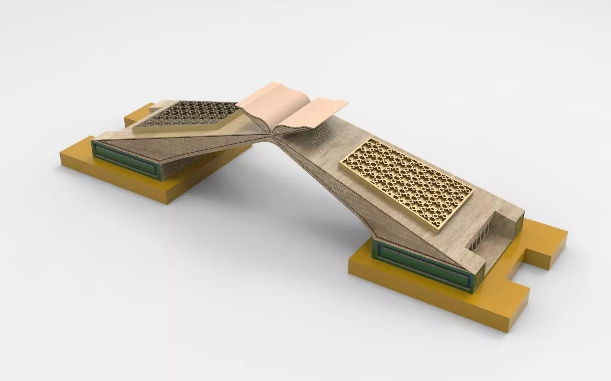 THE GATE OF MECCA  3D print model_0