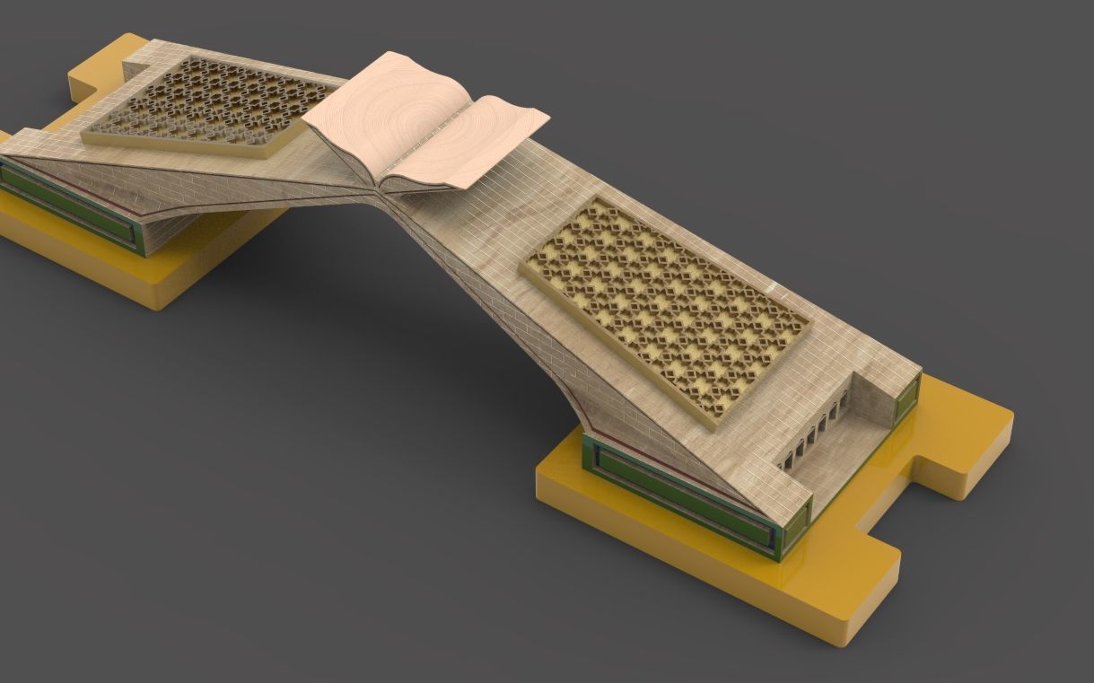 THE GATE OF MECCA  3D print model_4