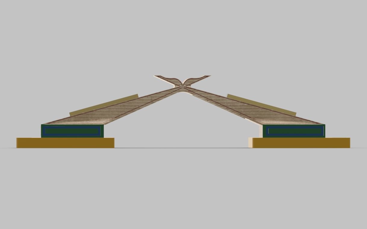 THE GATE OF MECCA  3D print model_7