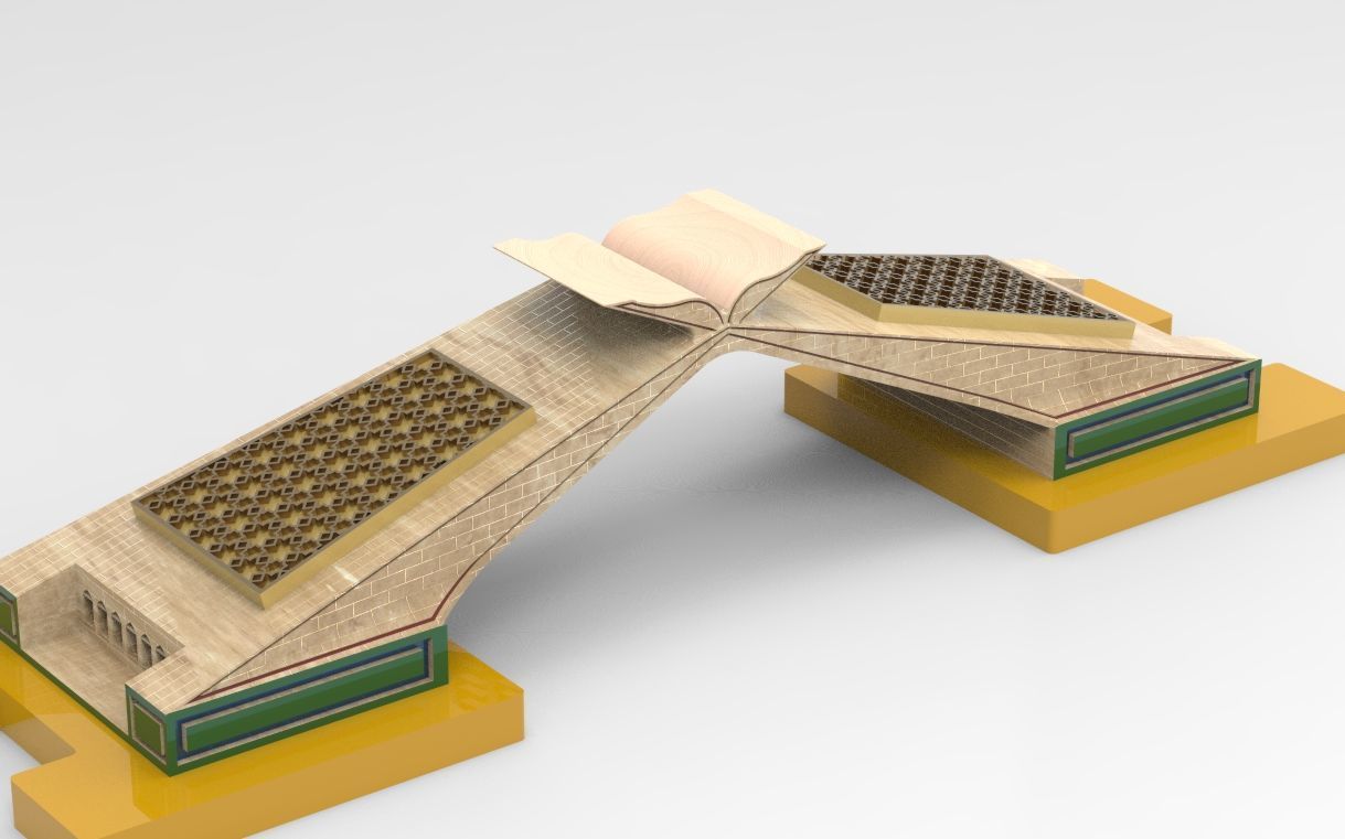 THE GATE OF MECCA  3D print model_12