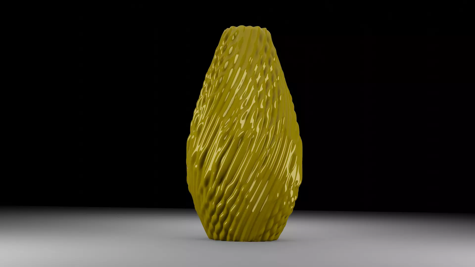 Lamp or Vase Modern Spiral 3D model