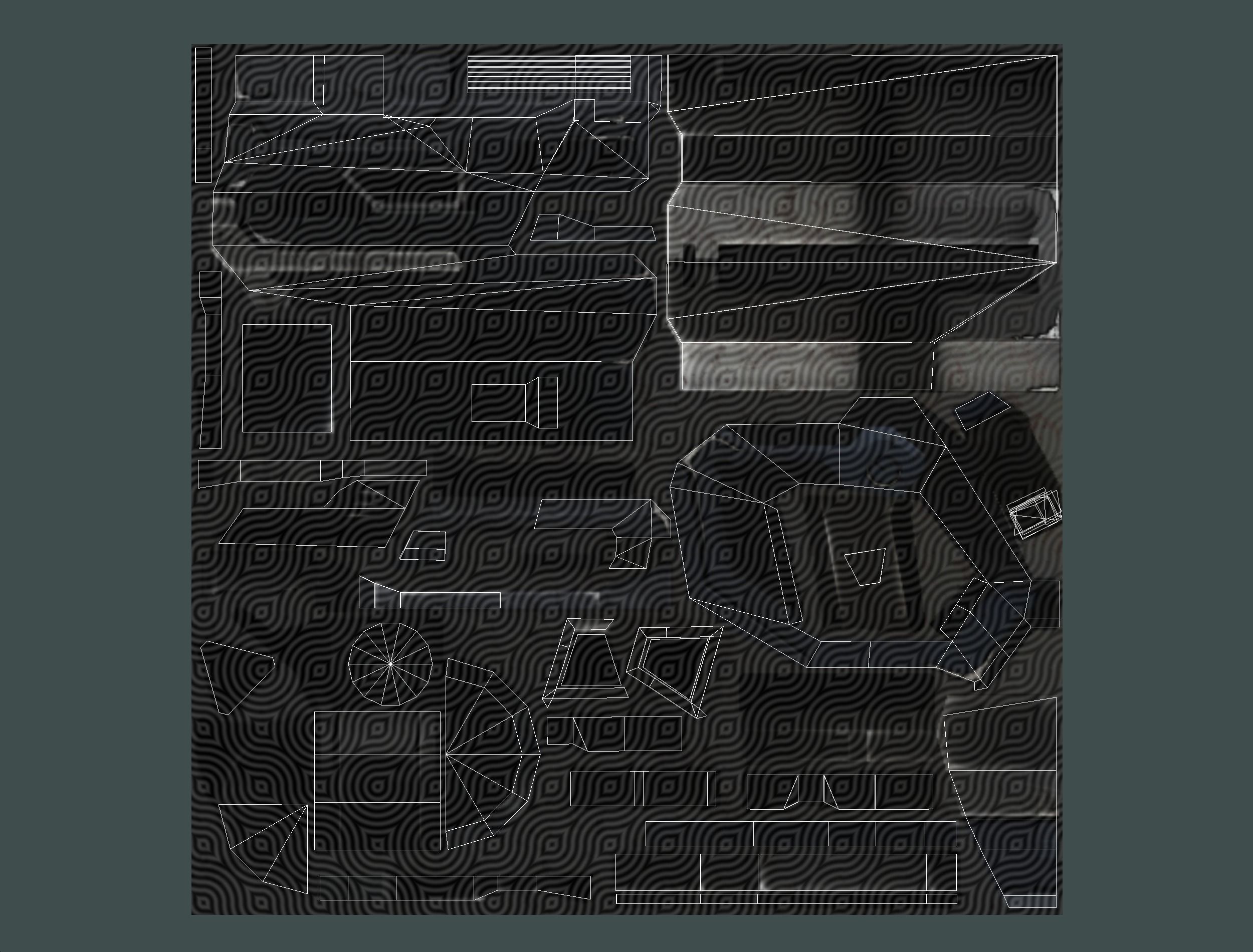 Sci-fi Female Cyborg - Woman Machine Gun Low-poly 3D model_70