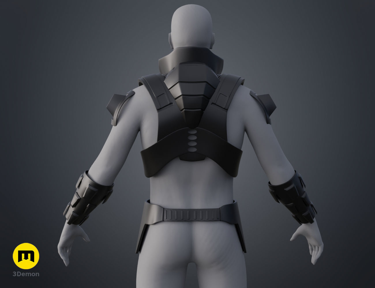 Glossu Rabban Harkonnen armor - Dune 3D print model_7