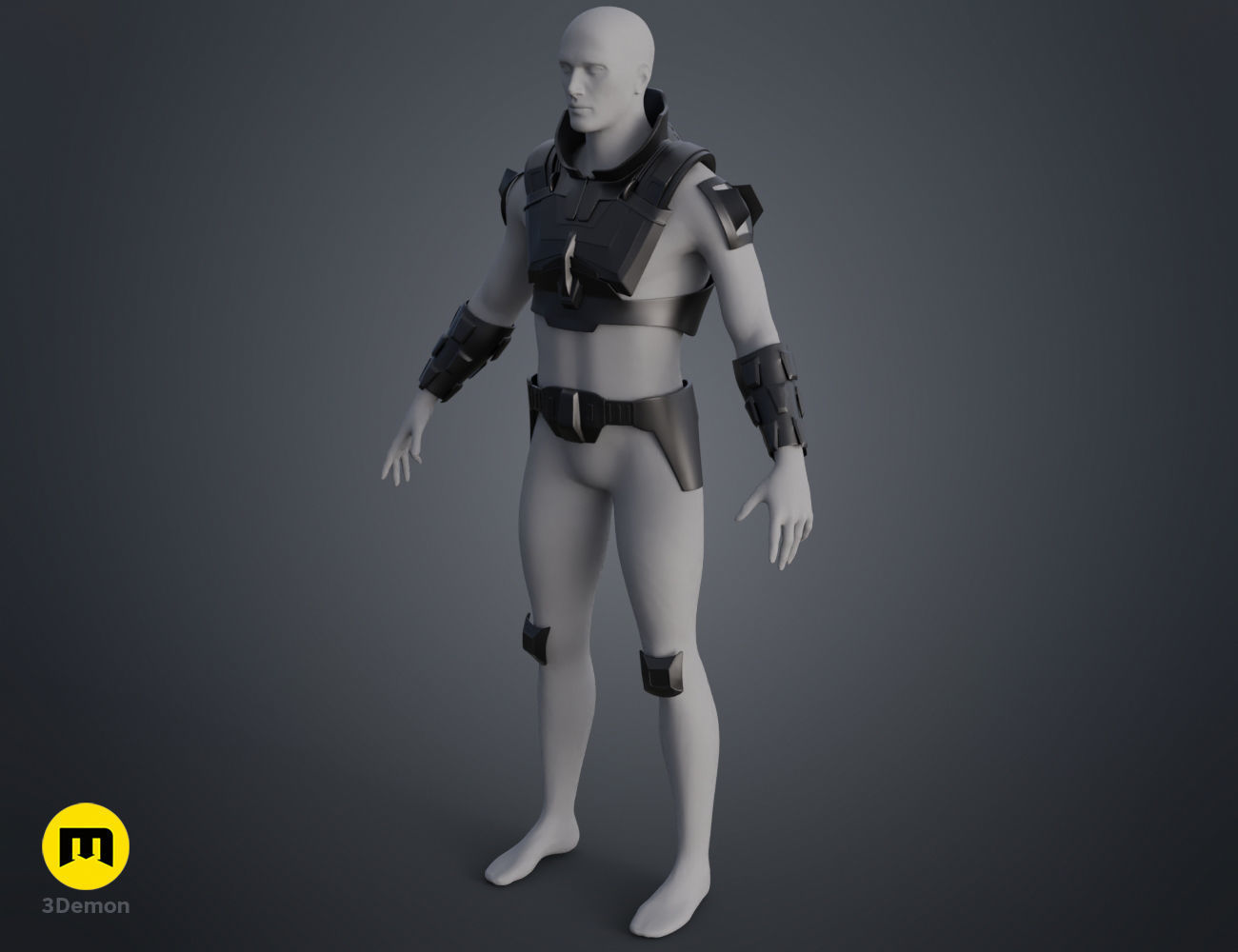 Glossu Rabban Harkonnen armor - Dune 3D print model_6