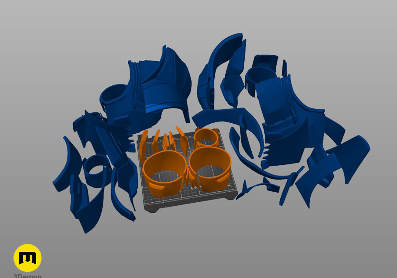 Glossu Rabban Harkonnen armor - Dune 3D print model_5