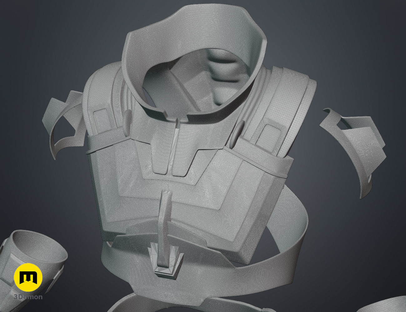 Glossu Rabban Harkonnen armor - Dune 3D print model_14