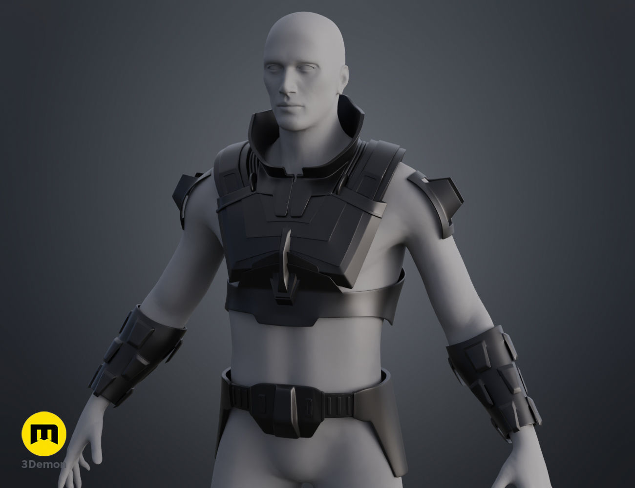 Glossu Rabban Harkonnen armor - Dune 3D print model_1