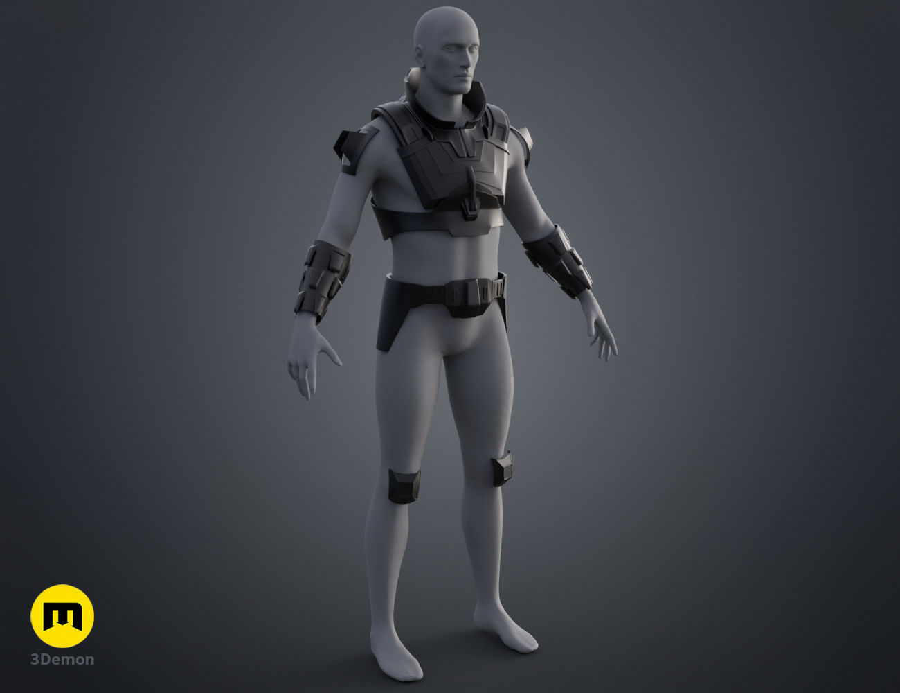 Glossu Rabban Harkonnen armor - Dune 3D print model_2