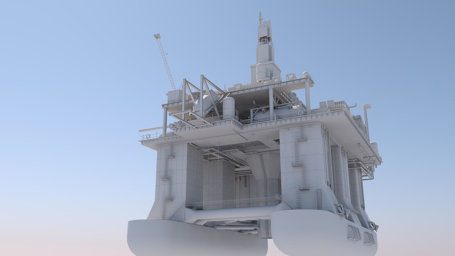 Oil platform 3D model_28