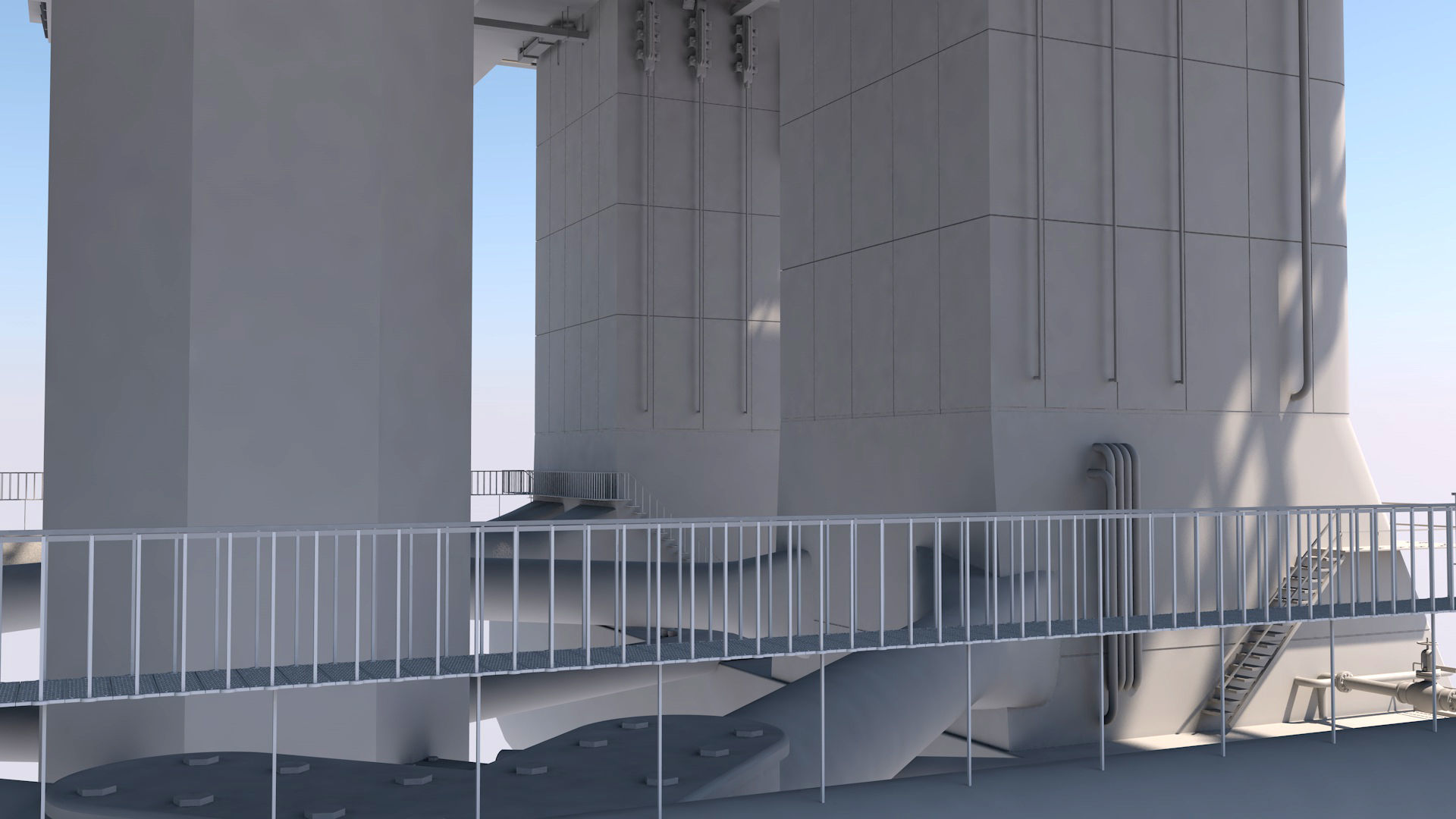 Oil platform 3D model_17