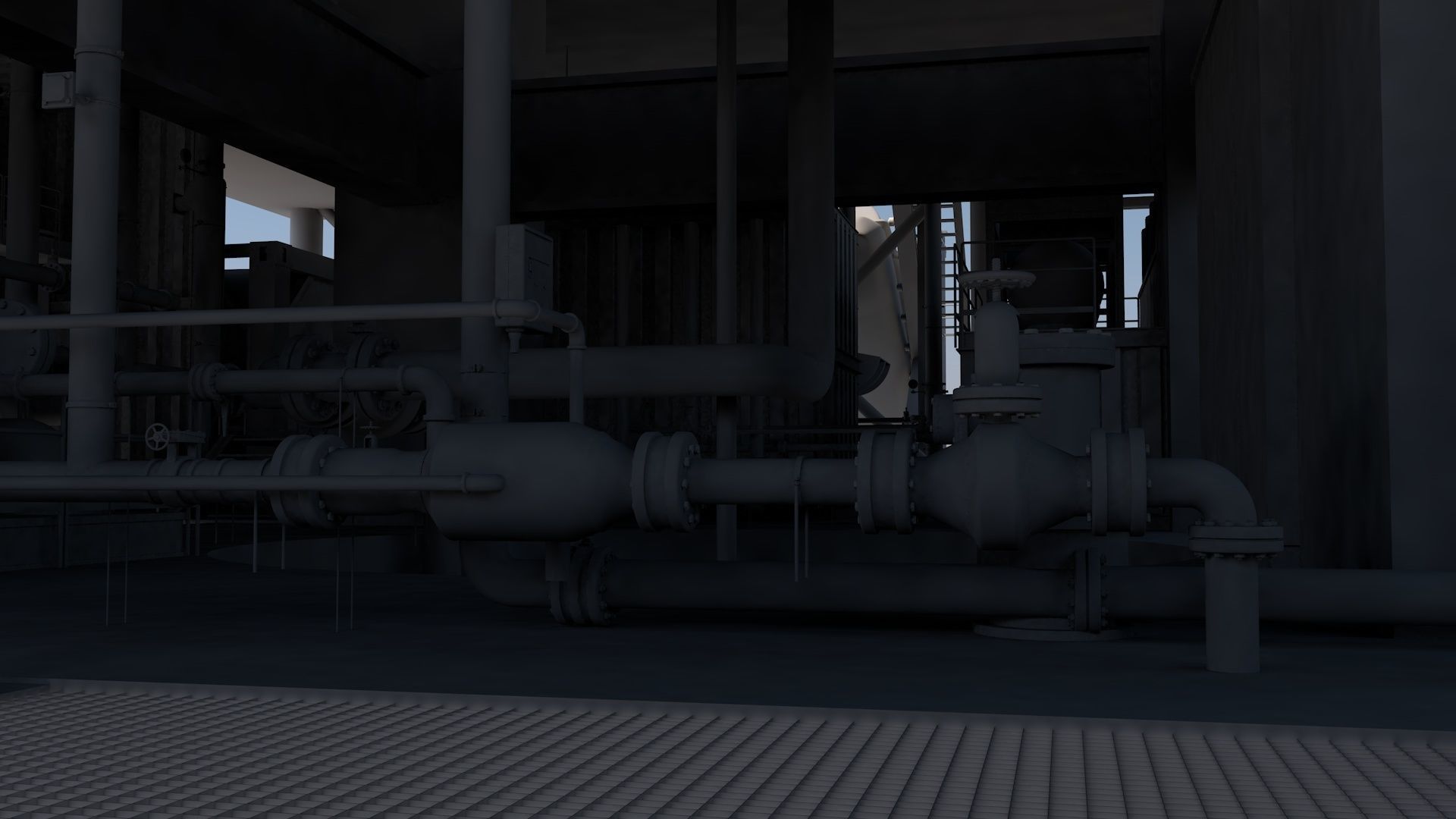 Oil platform 3D model_37