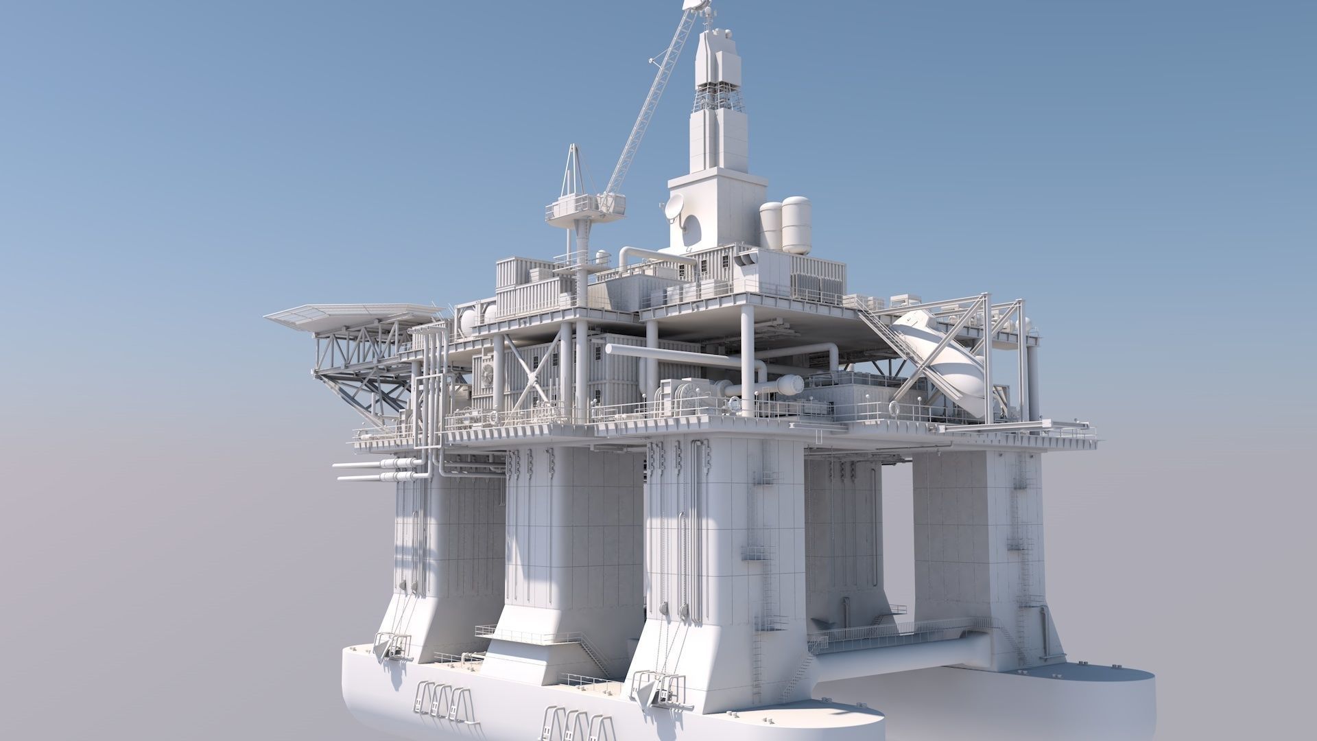 Oil platform 3D model_27