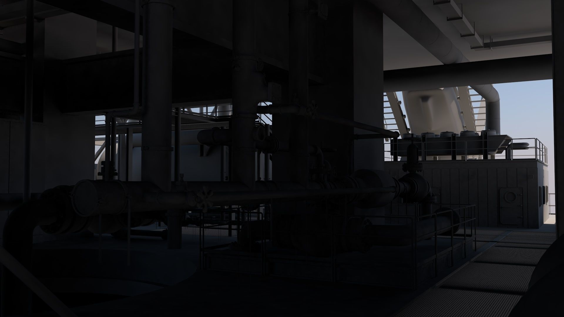 Oil platform 3D model_36