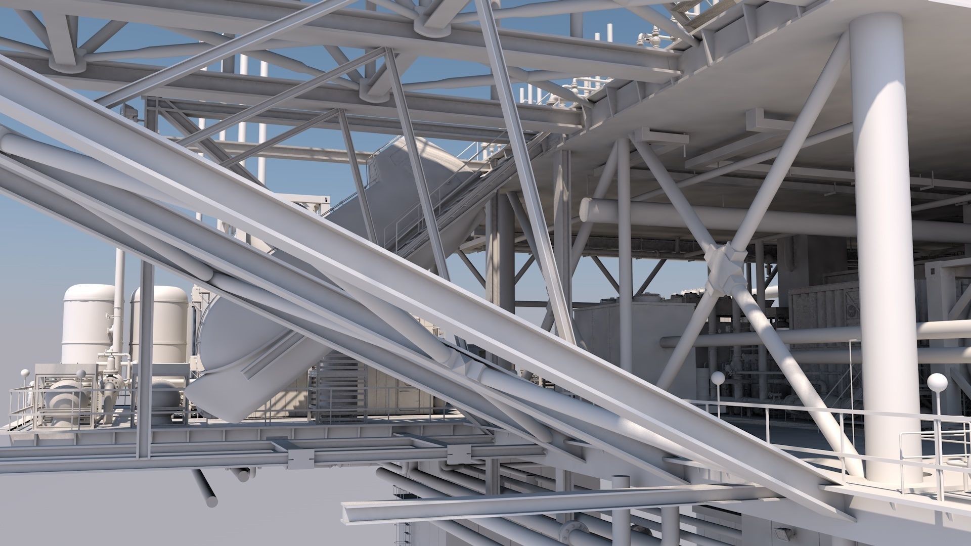 Oil platform 3D model_26