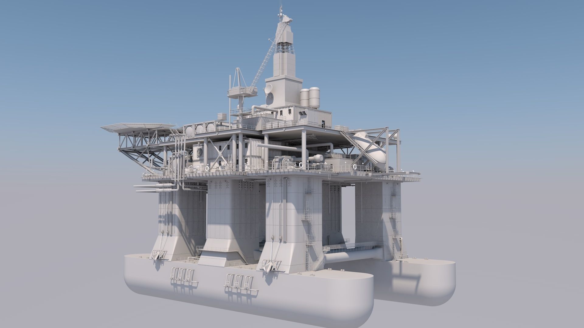 Oil platform 3D model_32