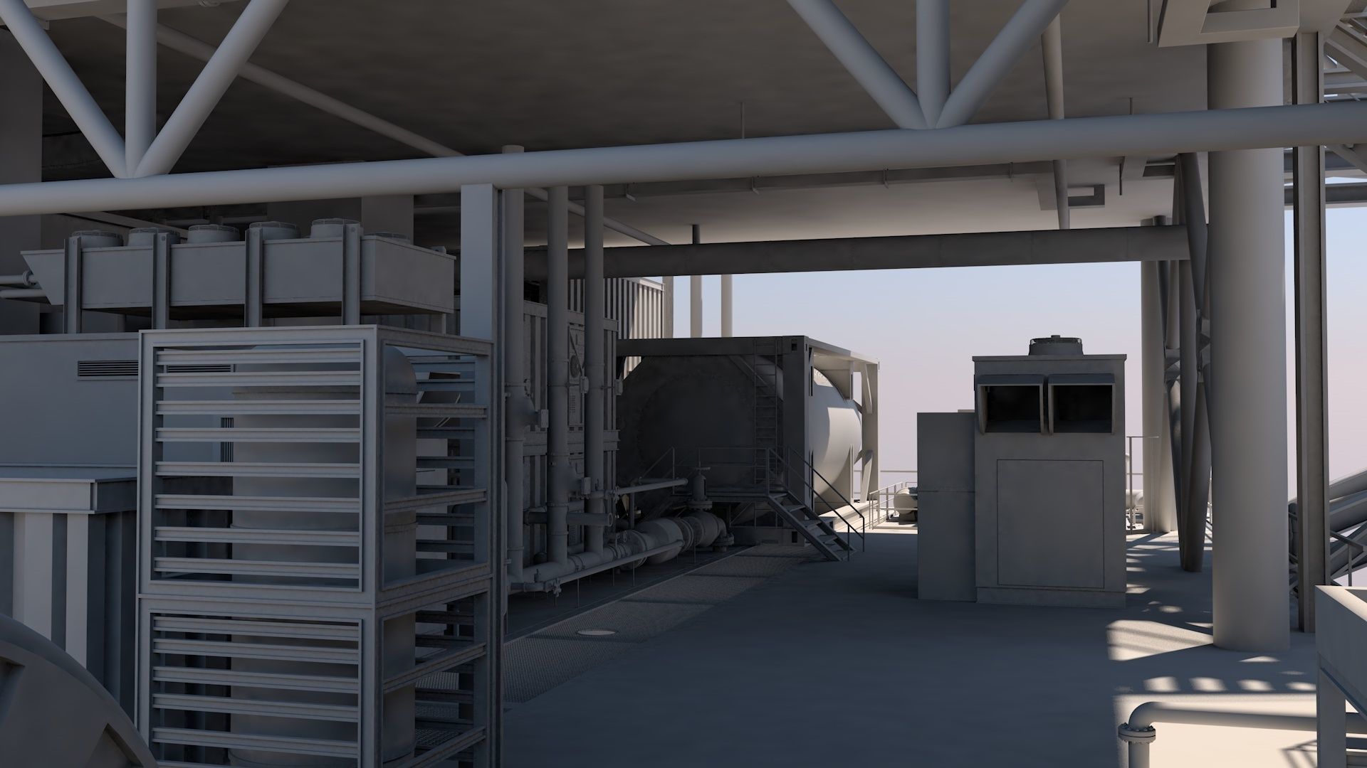 Oil platform 3D model_30