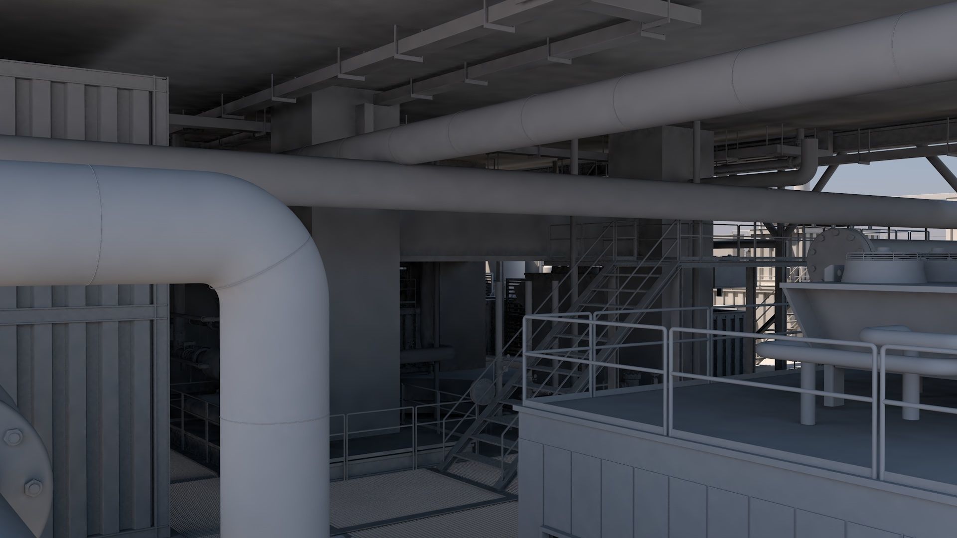 Oil platform 3D model_21