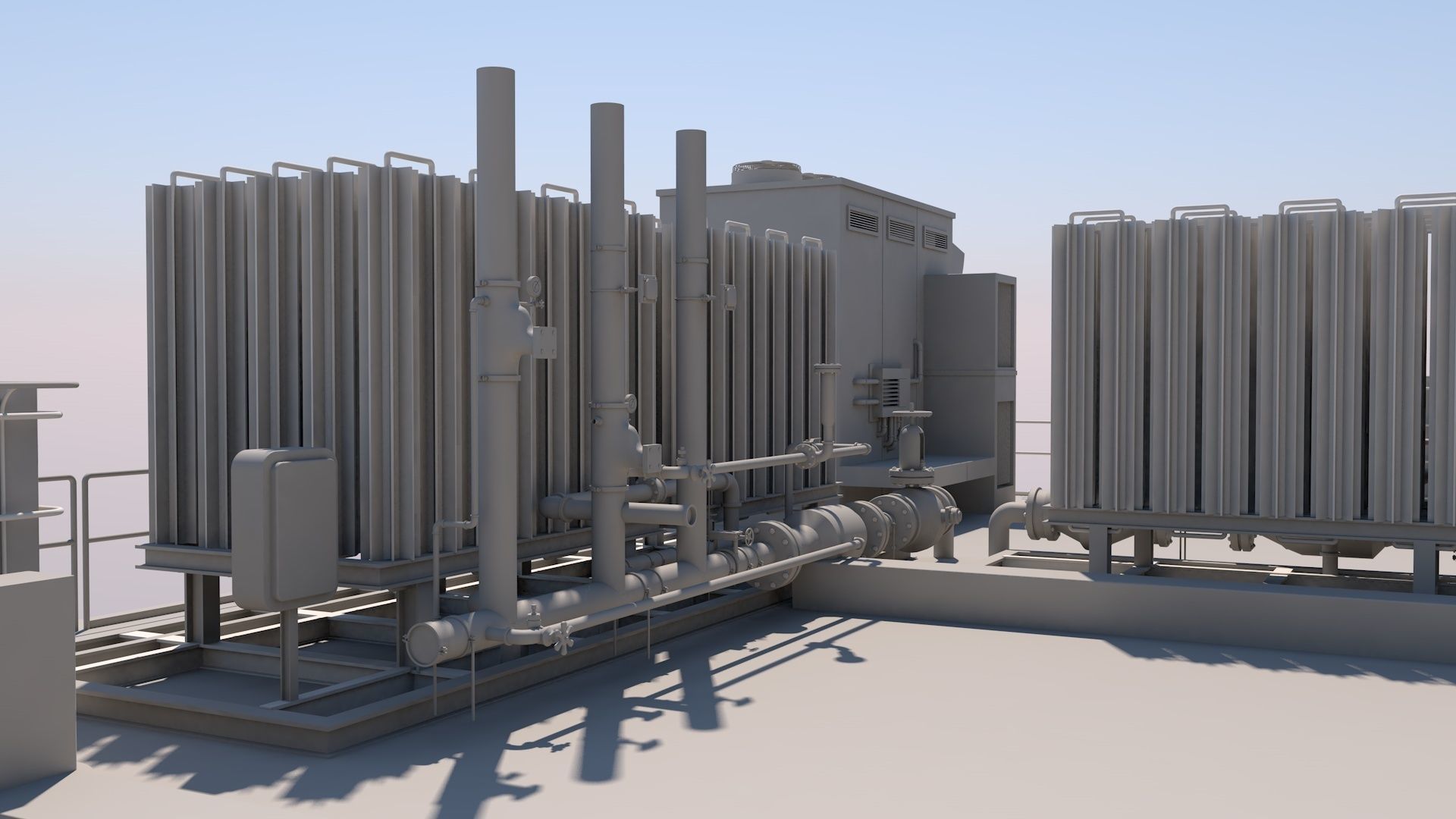 Oil platform 3D model_16