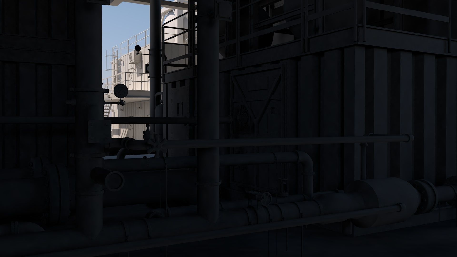 Oil platform 3D model_22