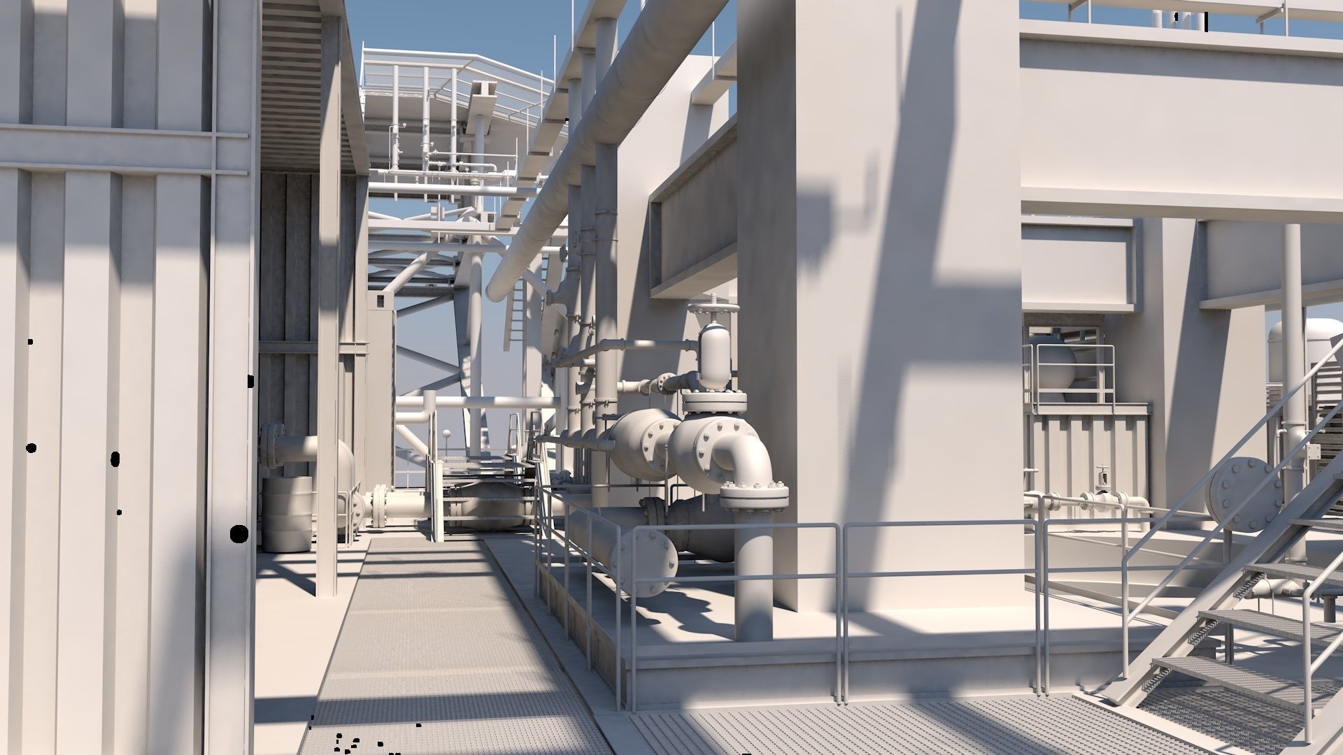 Oil platform 3D model_15