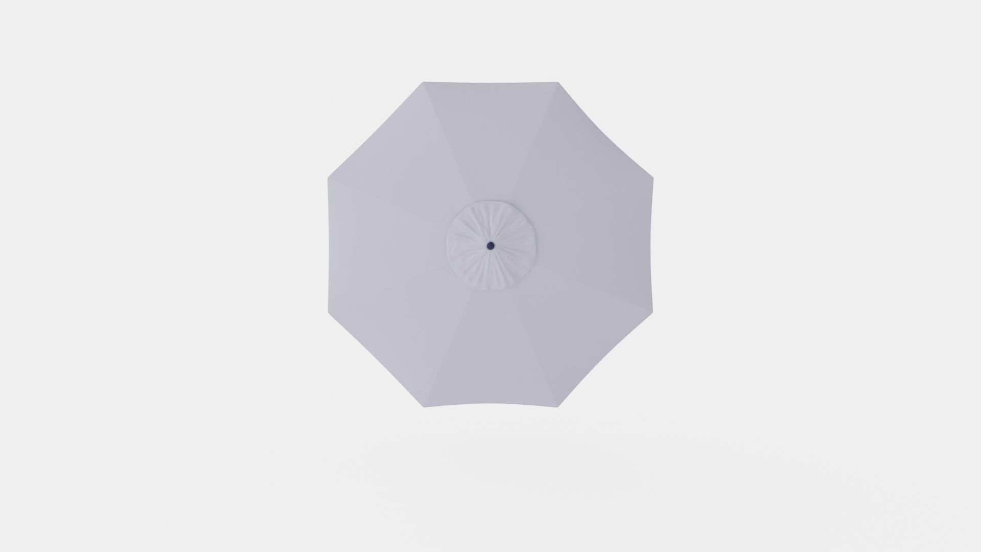 Tropea Umbrella Grey Low-poly 3D model_5