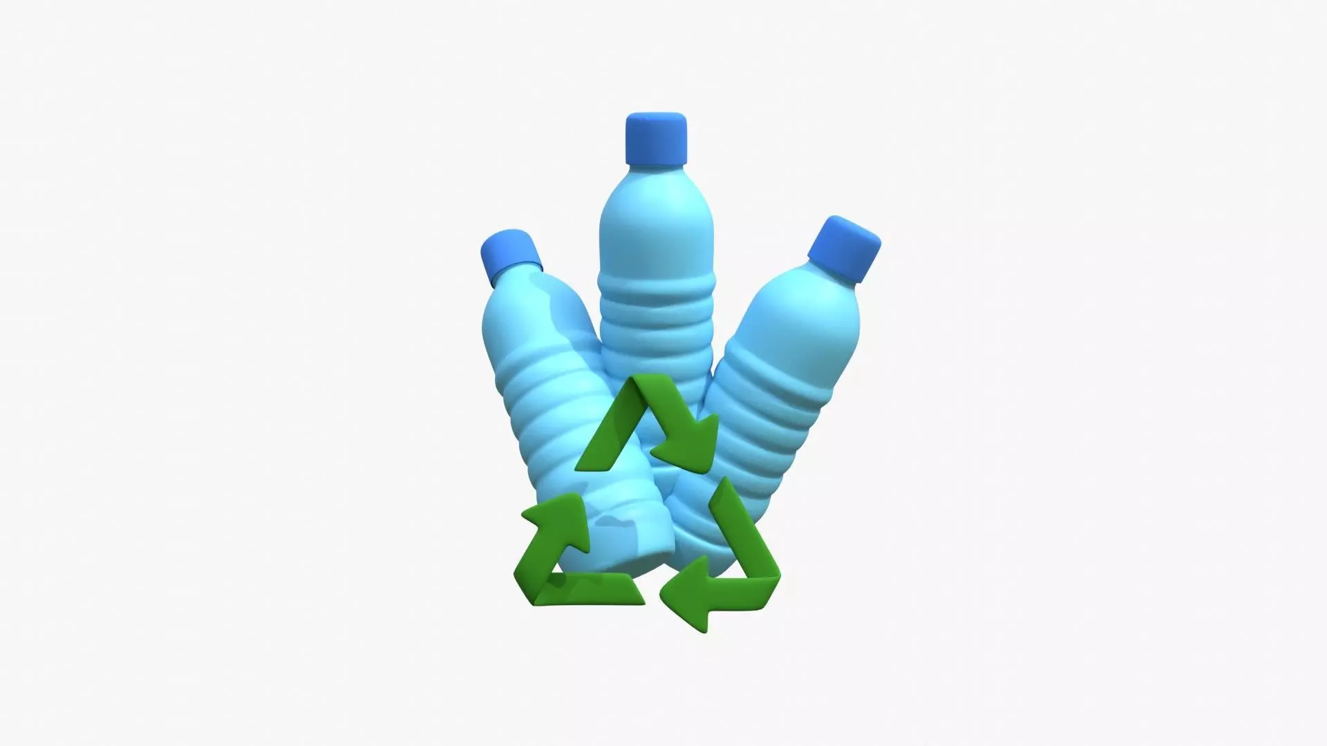 Recycle Plastic Bottle 3D model