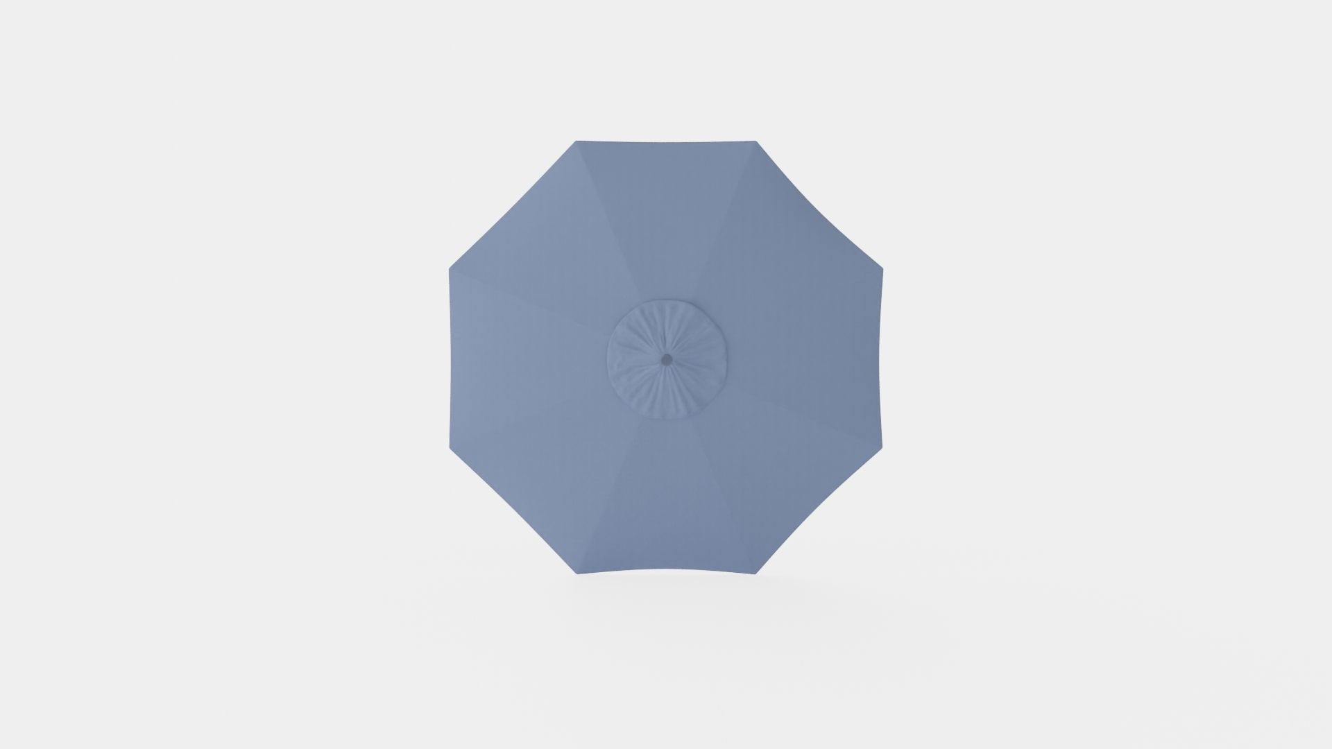 Linnea Umbrella Blue Low-poly 3D model_5