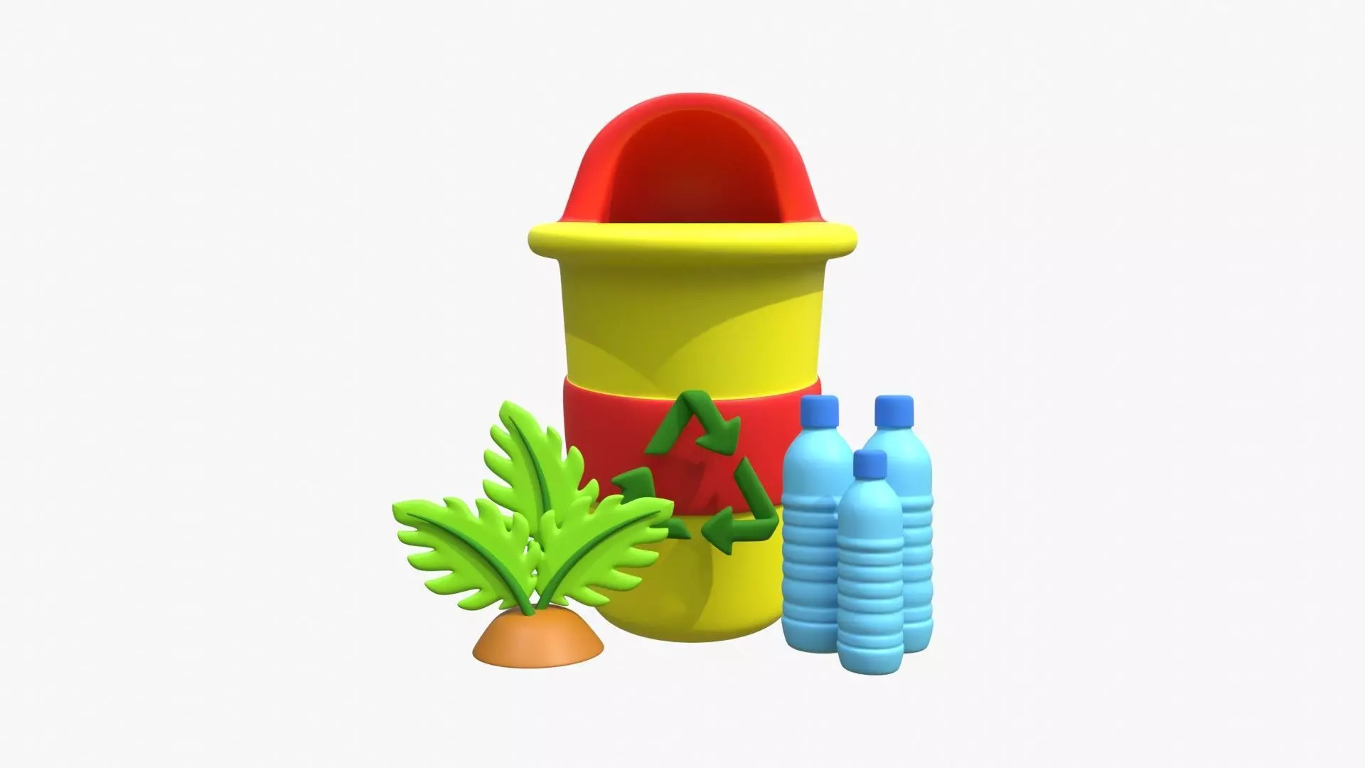 Recycling Jar 3D model