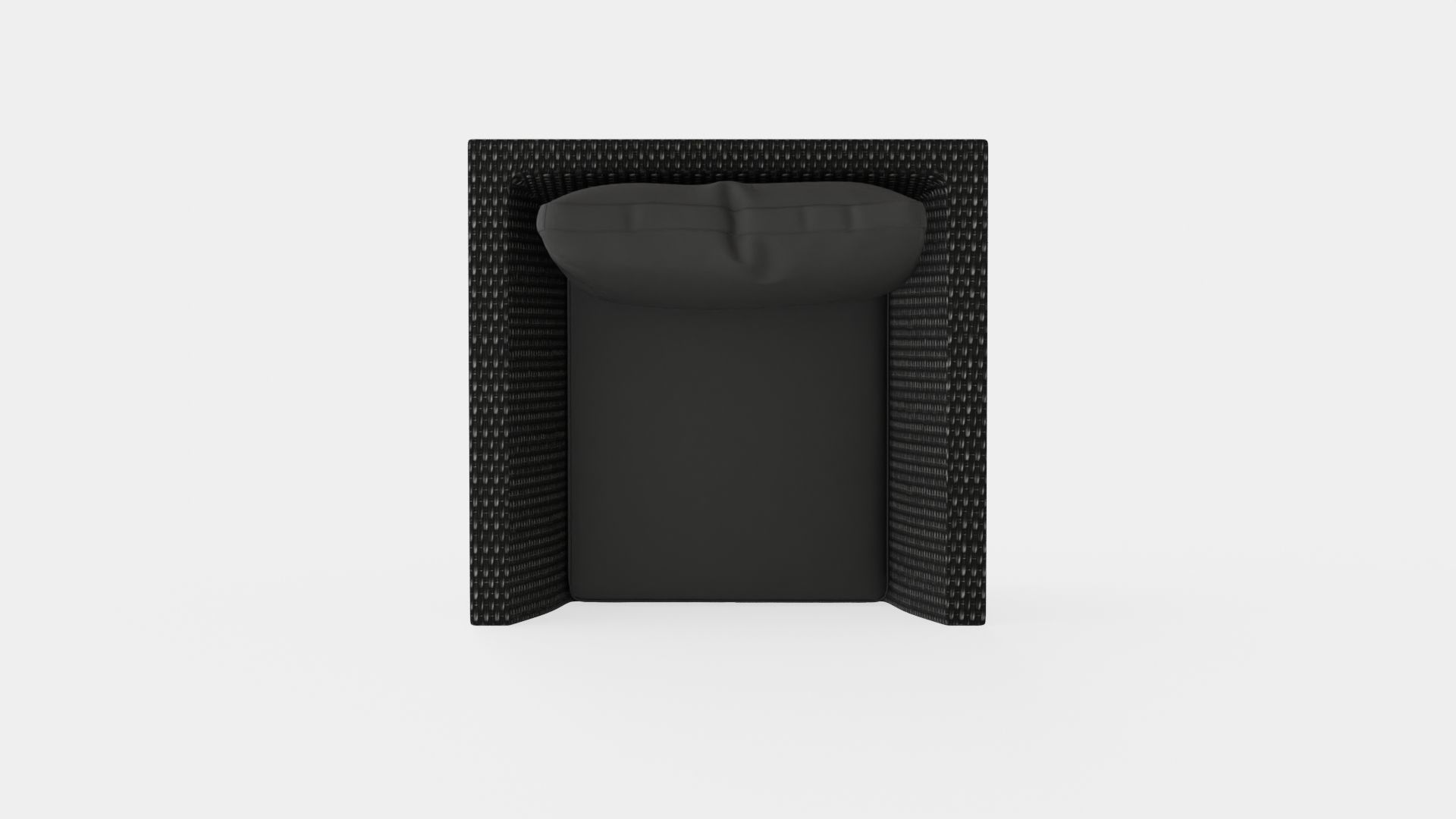 Caracas Lounge Set Chair Low-poly 3D model_5