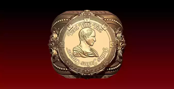 Julius Caesar ring veni vidi vici
